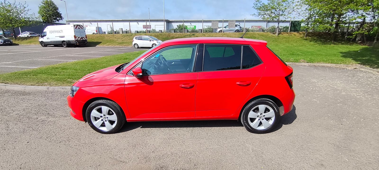 2015 Skoda Fabia 1.2 TSI SE Hatchback 5dr Petrol Manual Euro 6 (s/s) (90 ps), exterior view 2