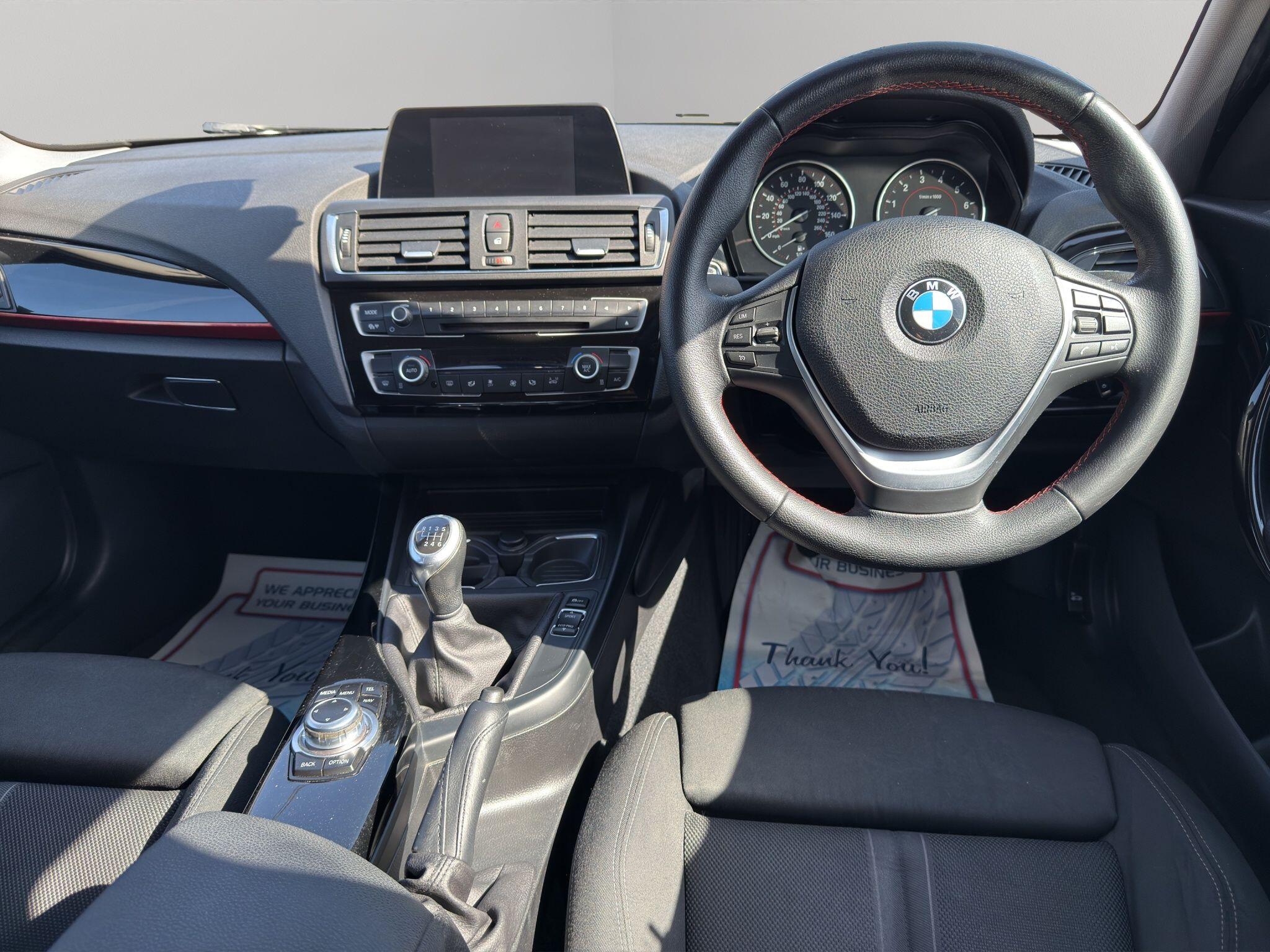 2015 BMW 1 Series 1.6 118i Sport Euro 6 (s/s) 5dr, exterior view 2