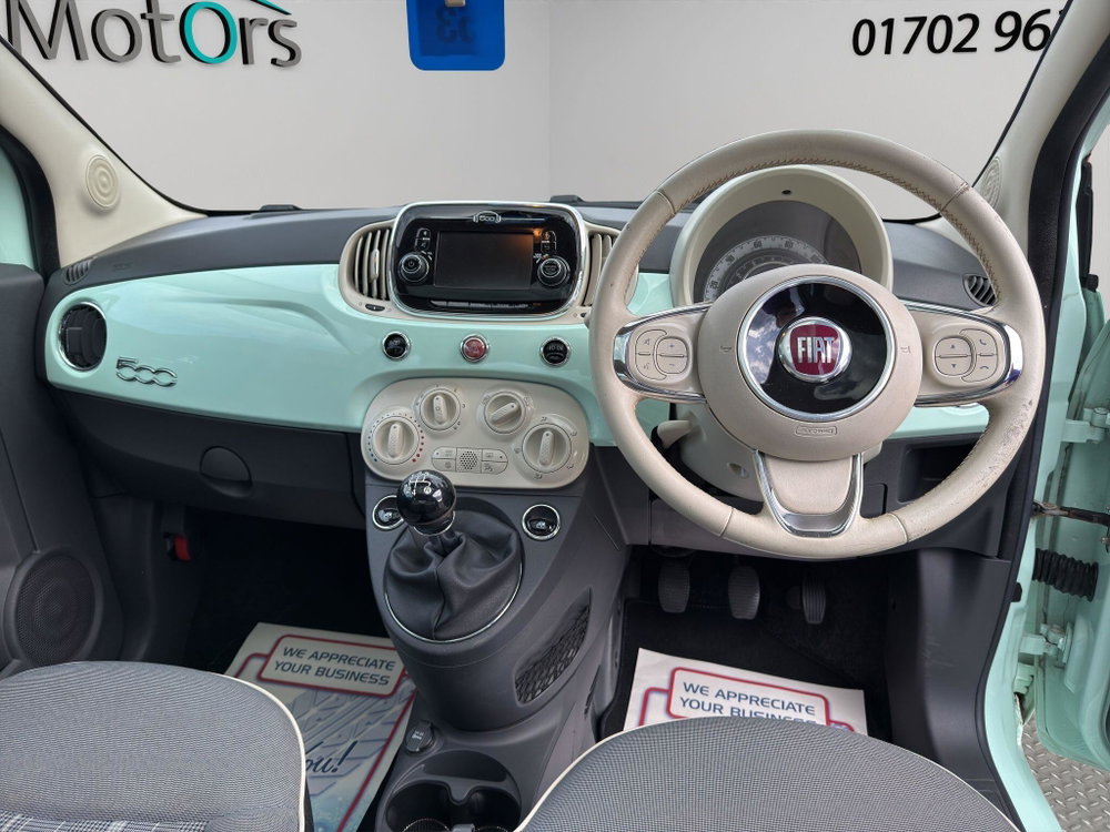 Fiat 500 1.2 Lounge Euro 6 (s/s) 3dr