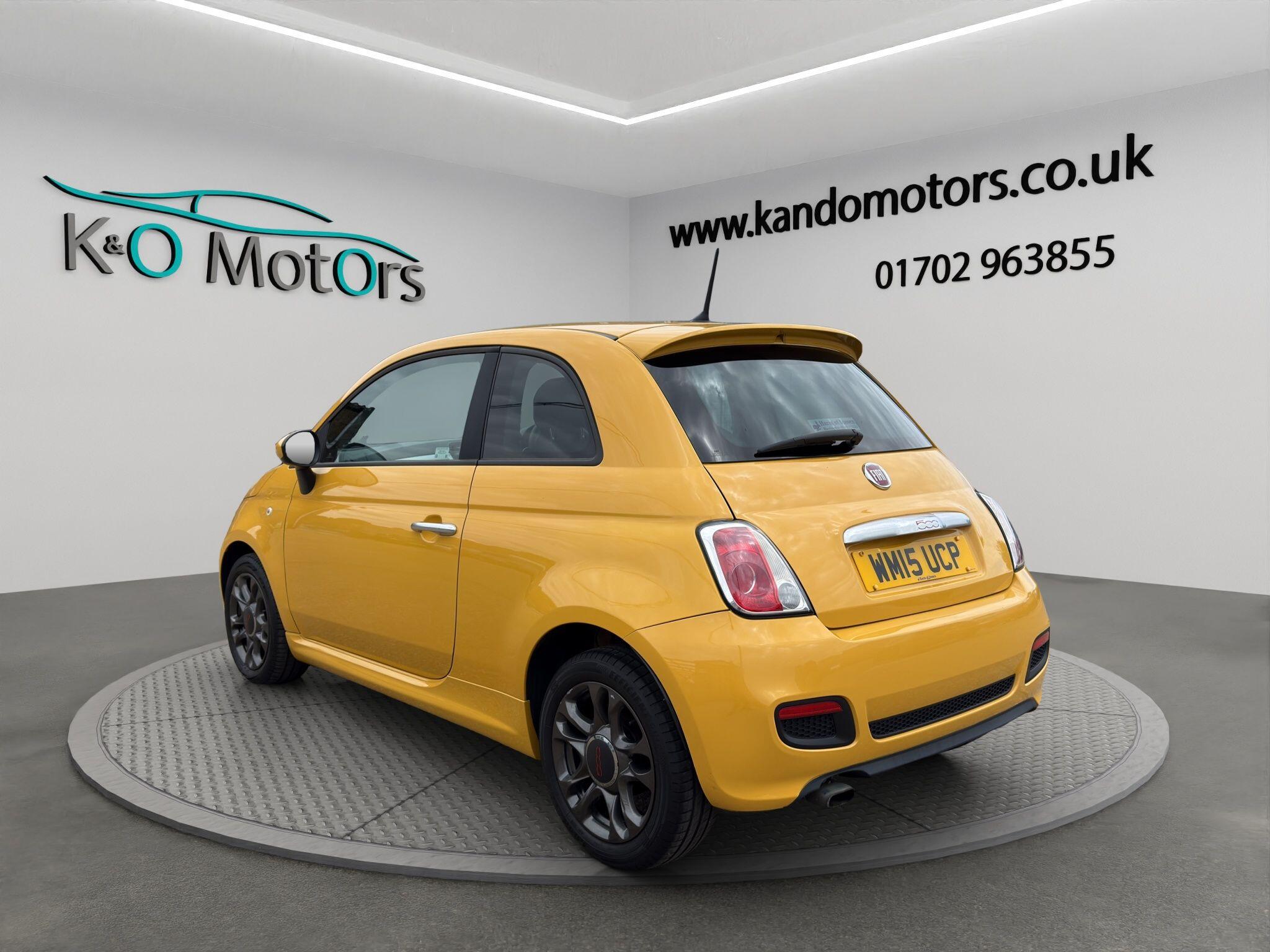 2015 Fiat 500 1.2 S Euro 6 (s/s) 3dr, exterior view 4