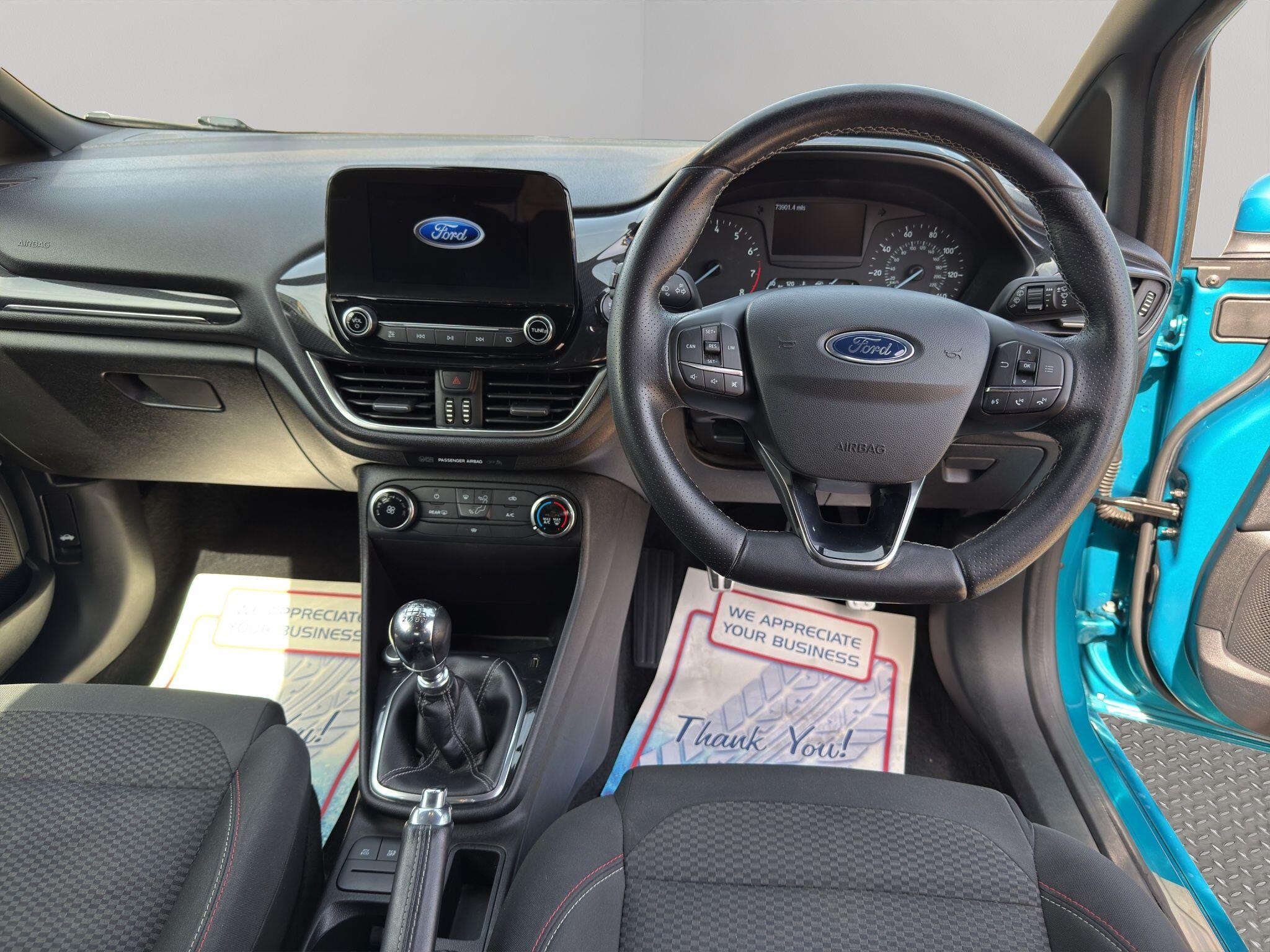 2018 Ford Fiesta 1.0T EcoBoost ST-Line Euro 6 (s/s) 3dr, exterior view 2