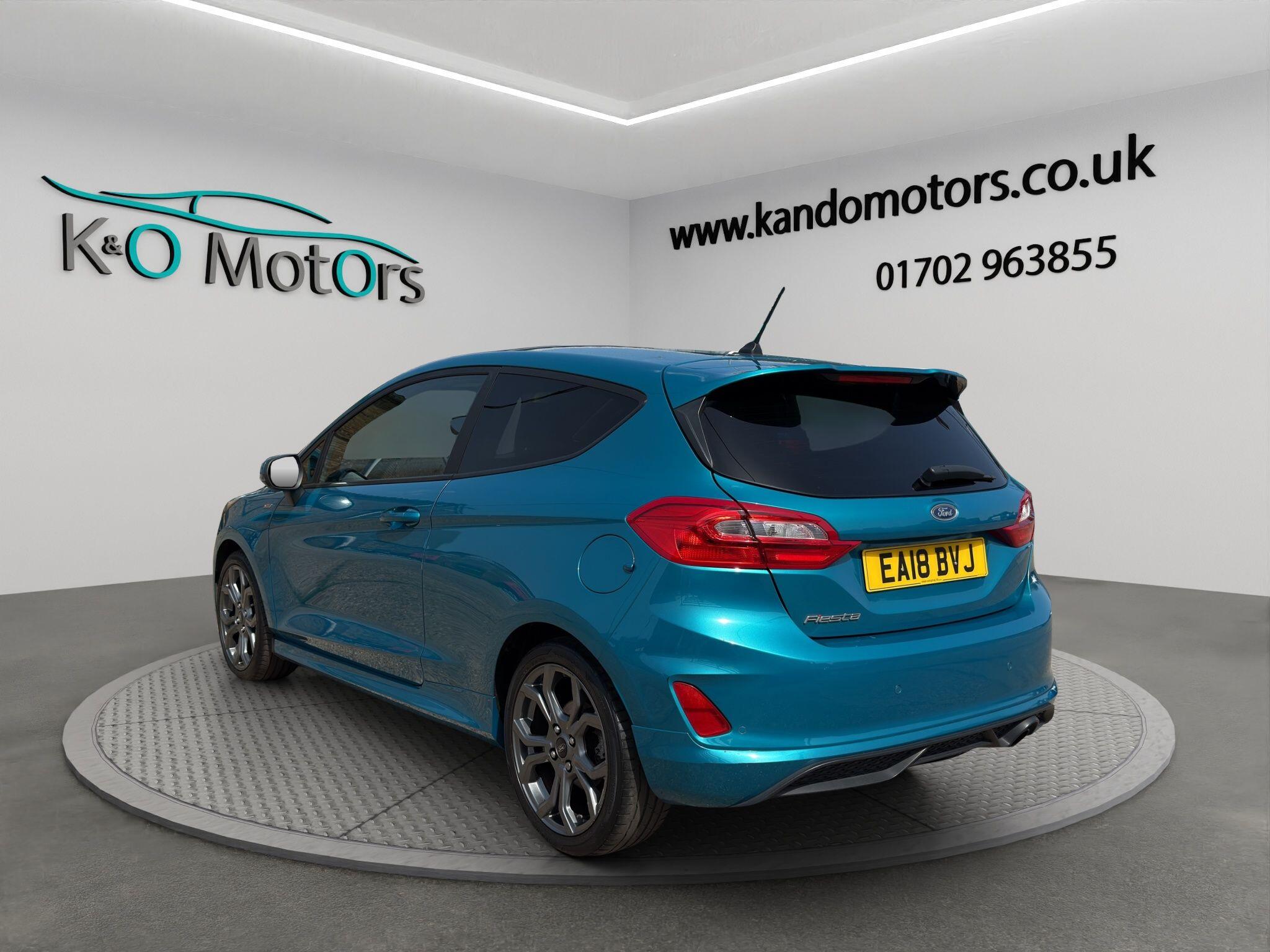 2018 Ford Fiesta 1.0T EcoBoost ST-Line Euro 6 (s/s) 3dr, exterior view 4