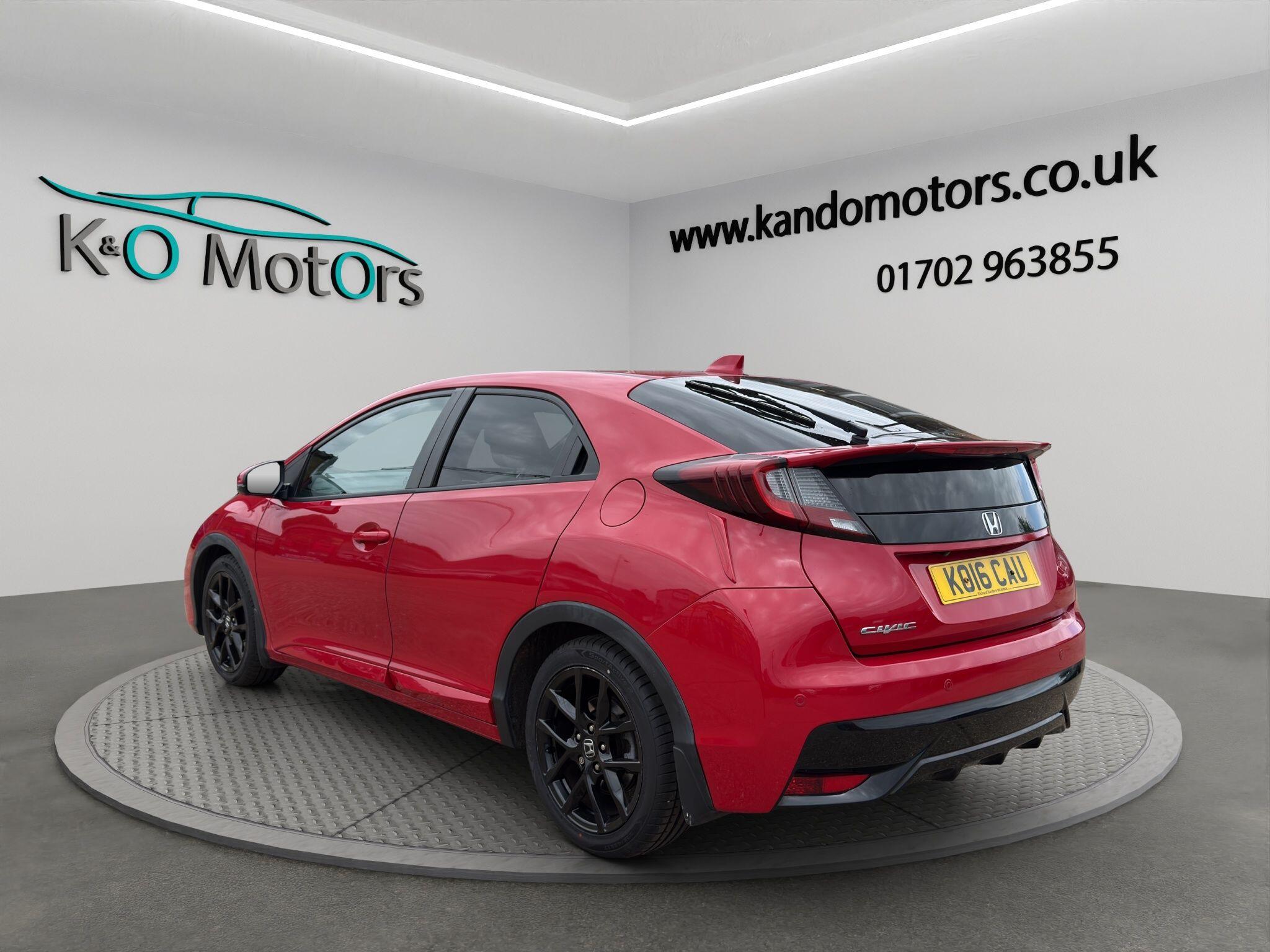 2016 Honda Civic 1.8 i-VTEC Sport (Navi) Euro 6 (s/s) 5dr, exterior view 4