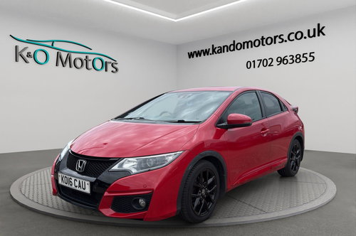 2016 HONDA CIVIC 1.8 I VTEC SPORT NAVI EURO 6 S S 5DR 9,380 186.57... photo