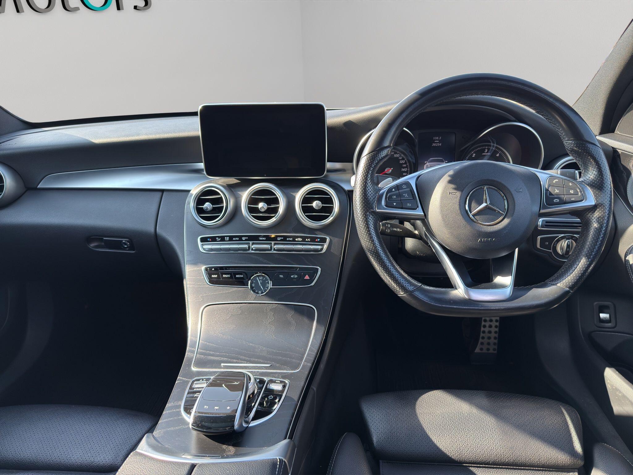 2017 Mercedes-Benz C Class 2.1 C250d AMG Line (Premium Plus) G-Tronic+ Euro 6 (s/s) 4dr, exterior view 2