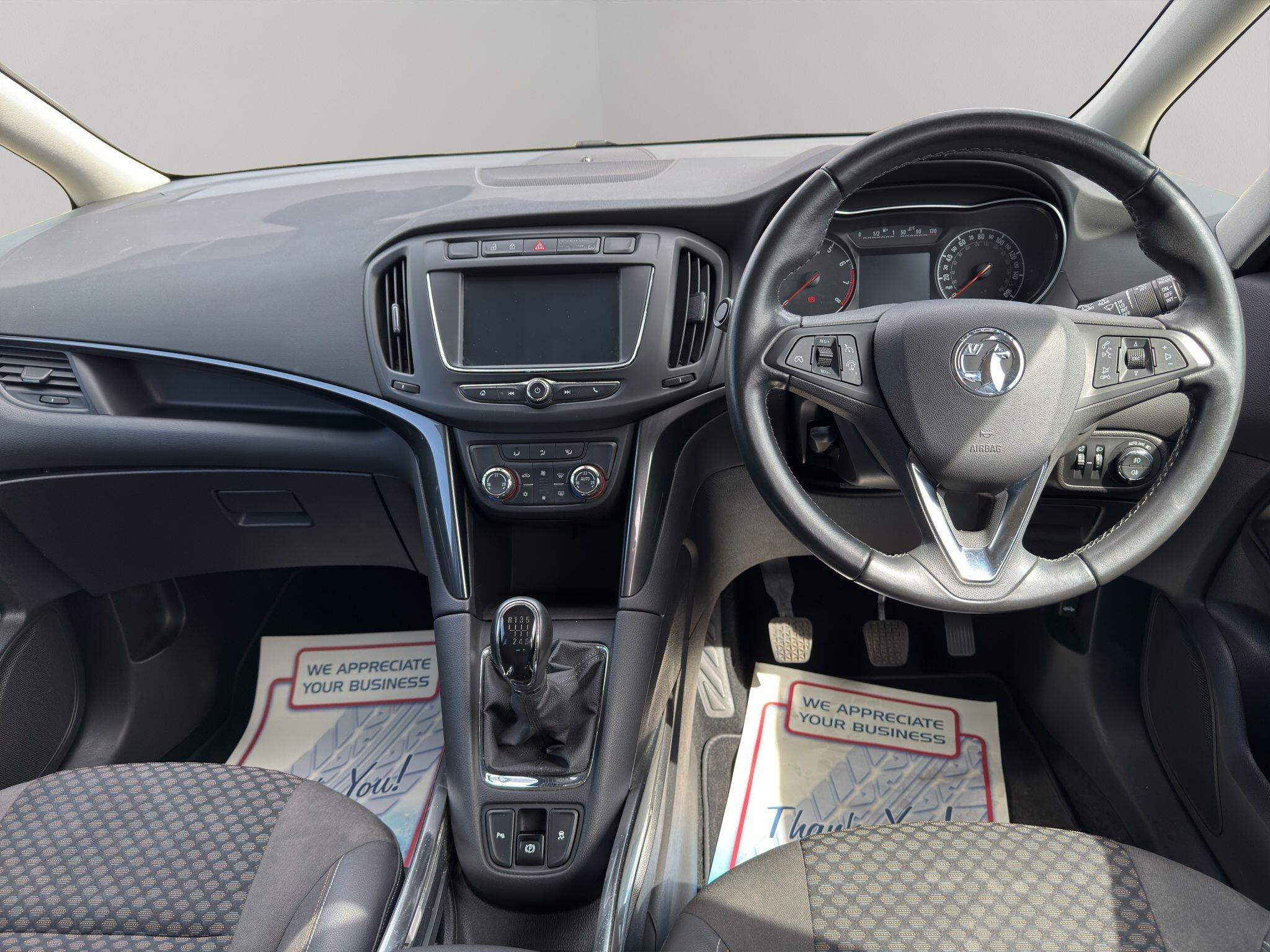 2017 Vauxhall Zafira Tourer 1.4i Turbo SE Euro 6 5dr, exterior view 2