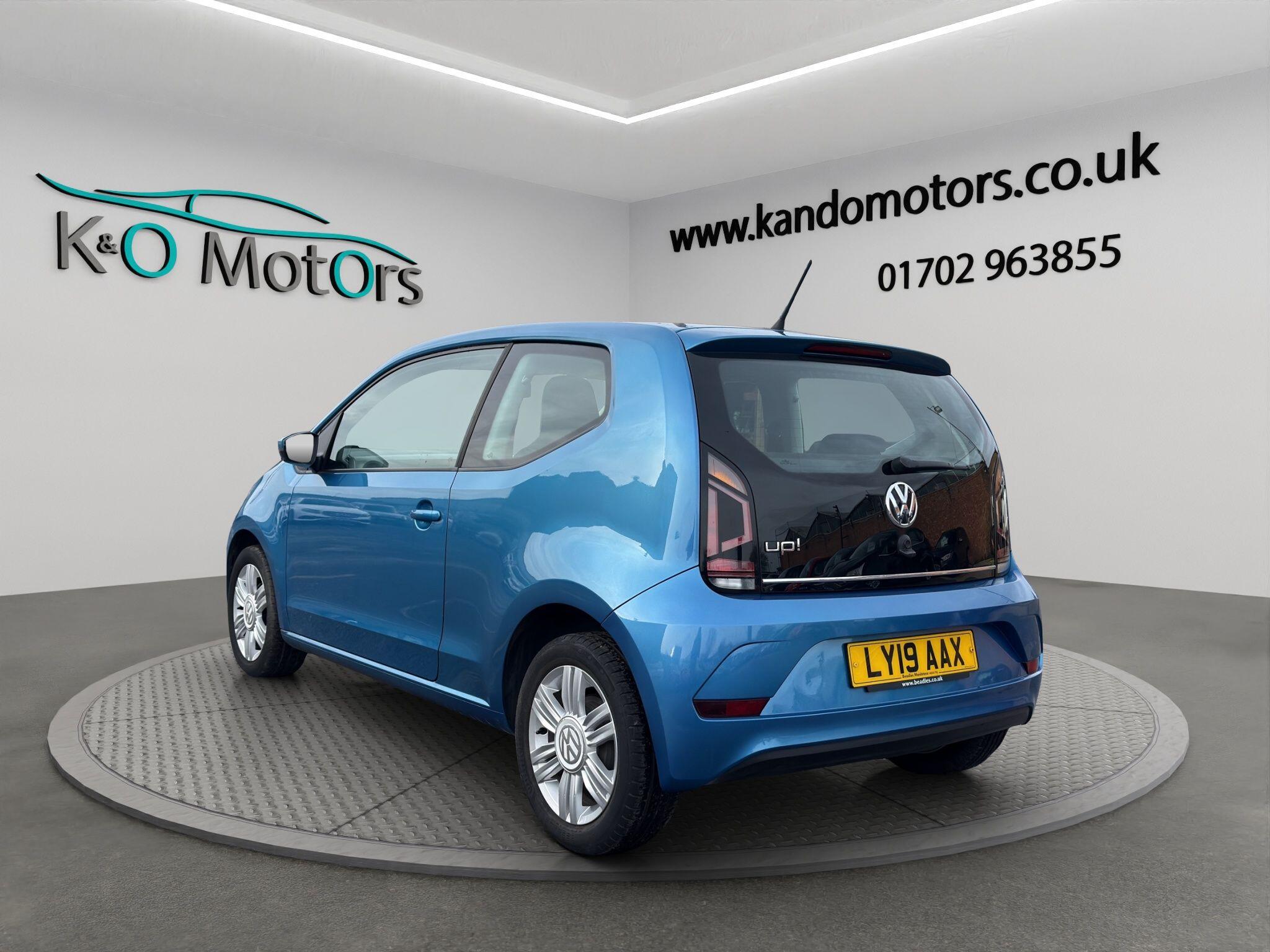 2019 Volkswagen up! 1.0 High up! Euro 6 (s/s) 3dr, exterior view 4