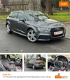 Audi A3 1.4 TFSI CoD S line Sportback 5dr Petrol Manual Euro 6 (s/s) (150 ps) 5dr Manual 2025