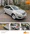 Vauxhall Zafira 1.6 EXCLUSIV 5dr Manual 2026