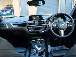 2018 BMW 1 Series in Estoril Blue, photo 3
