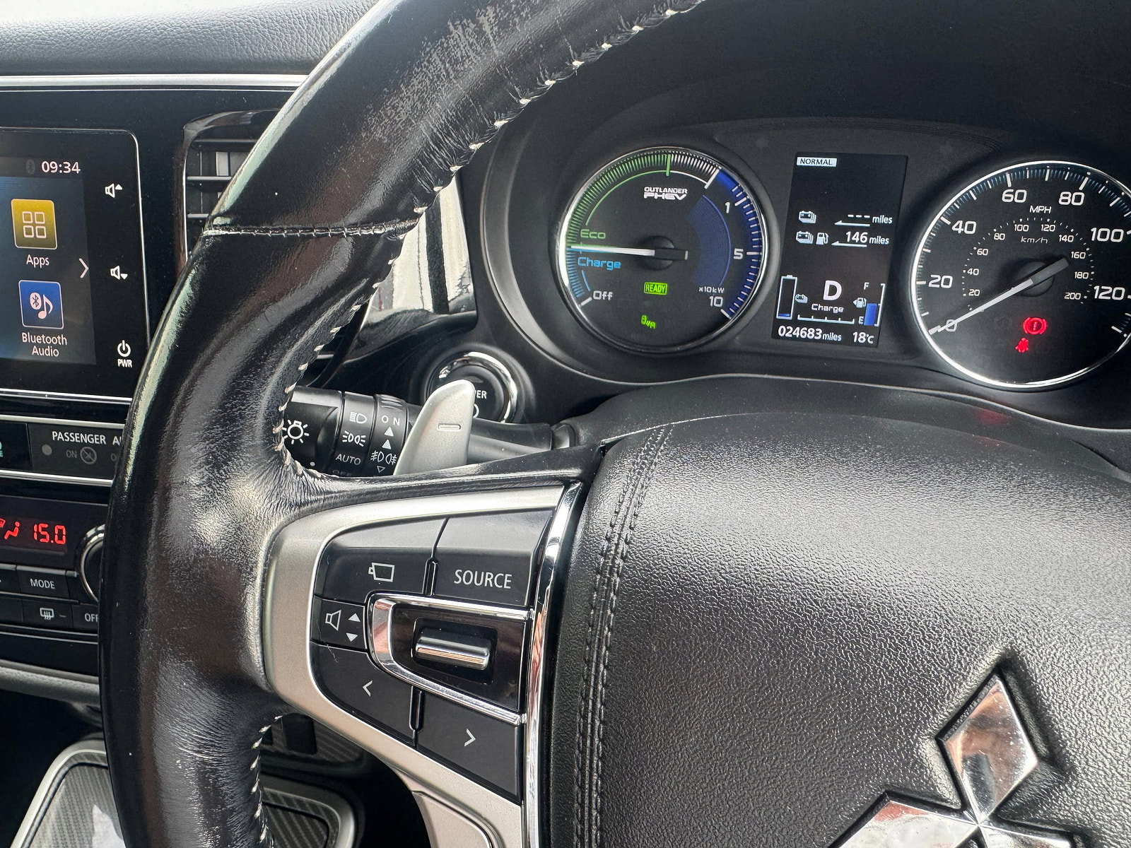 Mitsubishi Outlander 2.4h TwinMotor 13.8kWh 4h SUV 5dr Petrol Plug-in Hybrid CVT 4WD Euro 6 (s/s) (209 ps) 5dr Automatic 2018
