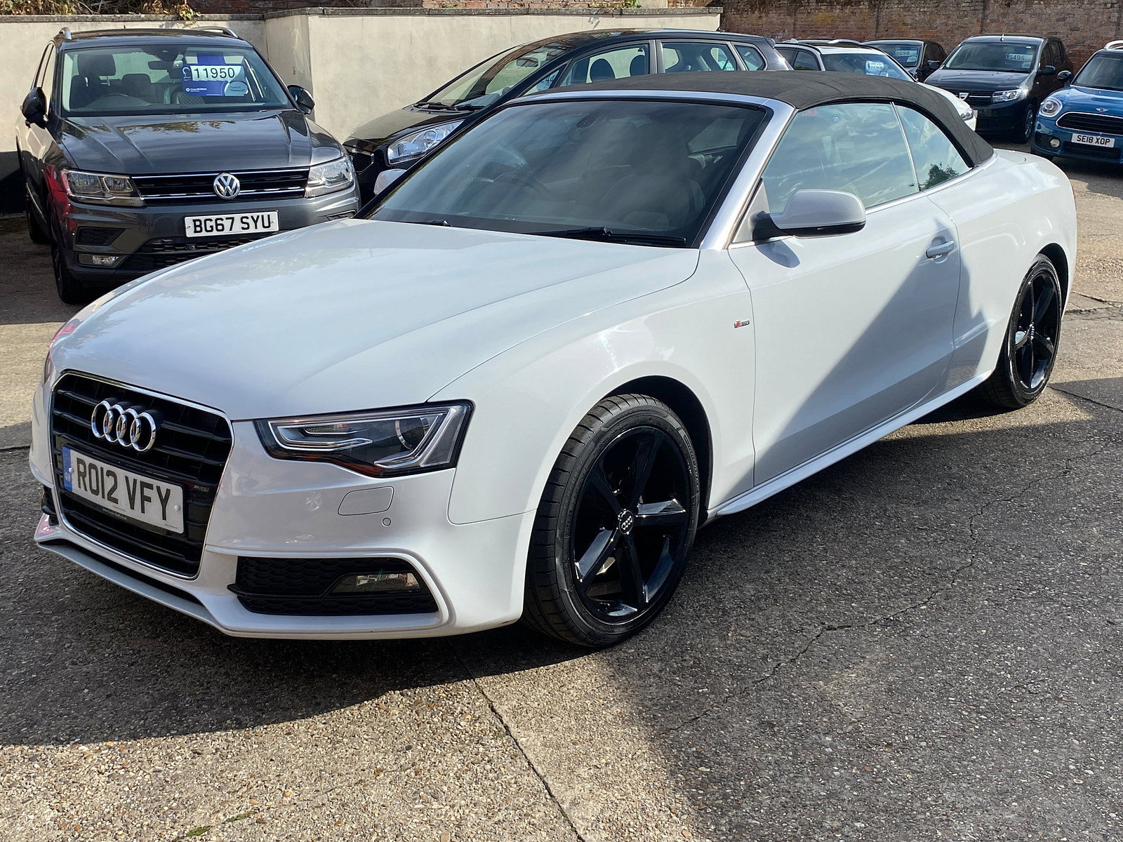 Audi A5 Cabriolet 2.0 TFSI S line Convertible 2dr Petrol Multitronic Euro 5 (s/s) (211 ps) 2dr Automatic 2012