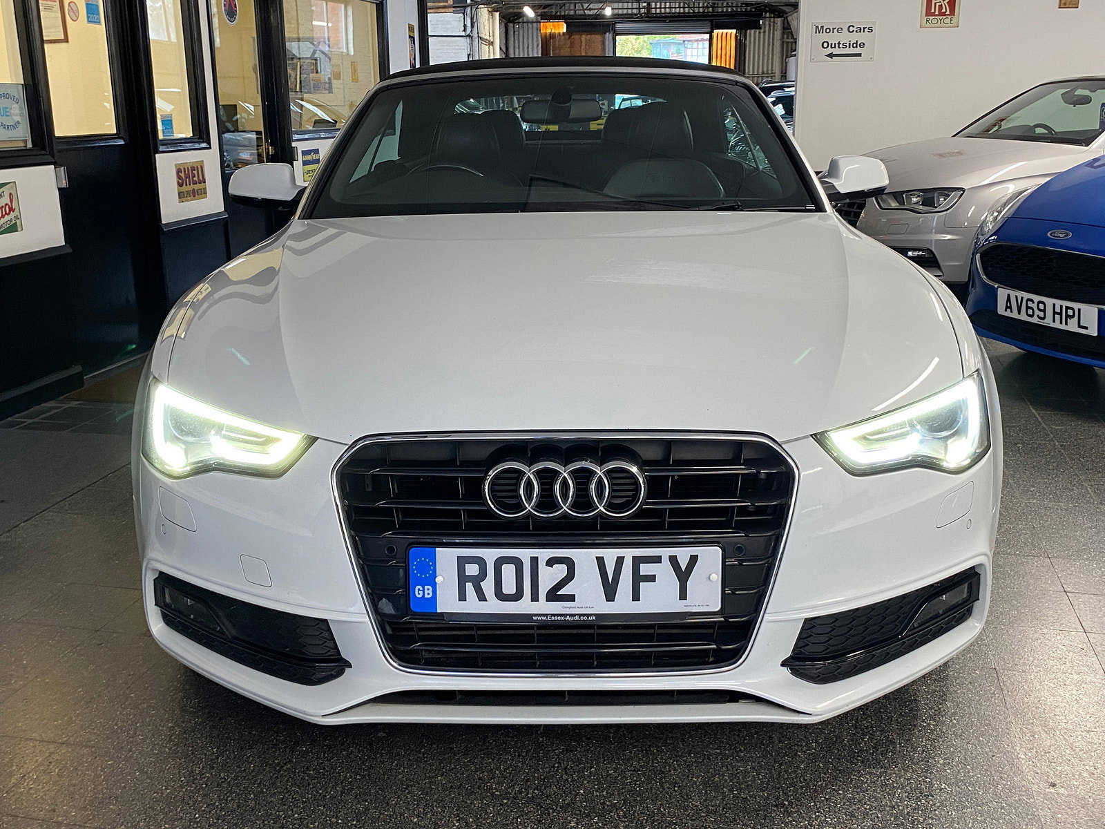 Audi A5 Cabriolet 2.0 TFSI S line Convertible 2dr Petrol Multitronic Euro 5 (s/s) (211 ps) 2dr Automatic 2012