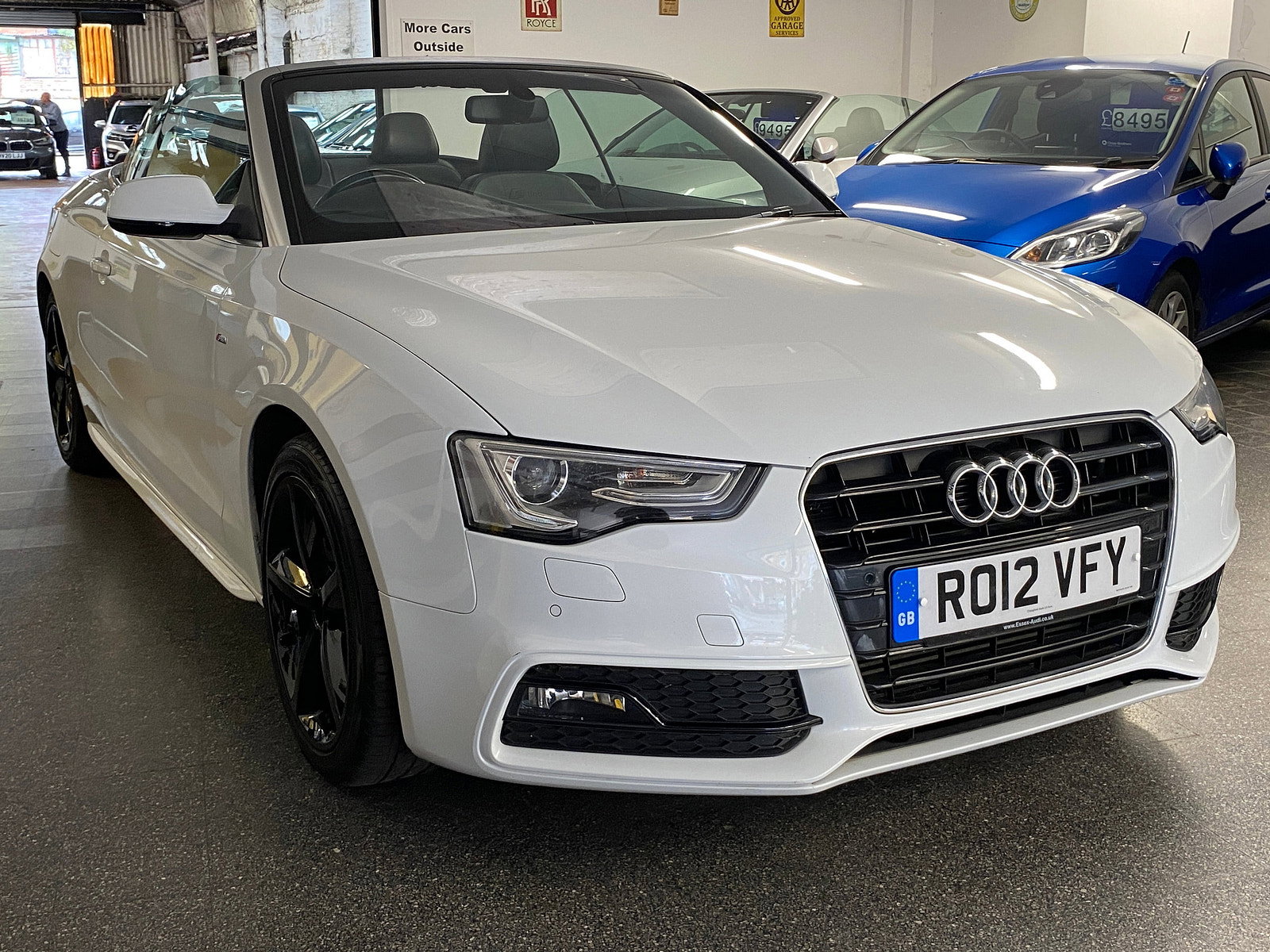 Audi A5 Cabriolet 2.0 TFSI S line Convertible 2dr Petrol Multitronic Euro 5 (s/s) (211 ps) 2dr Automatic 2012