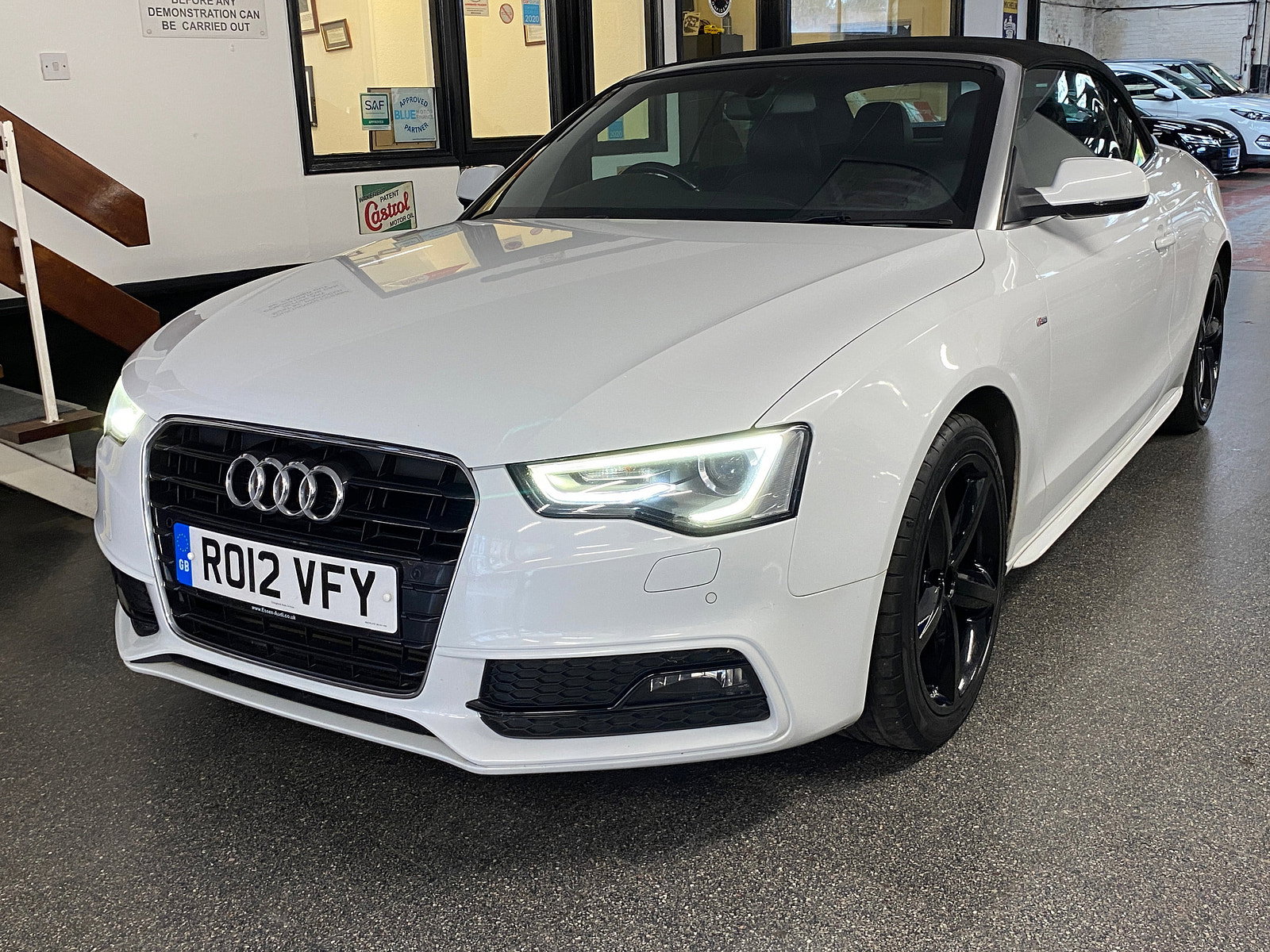 Audi A5 Cabriolet 2.0 TFSI S line Convertible 2dr Petrol Multitronic Euro 5 (s/s) (211 ps) 2dr Automatic 2012
