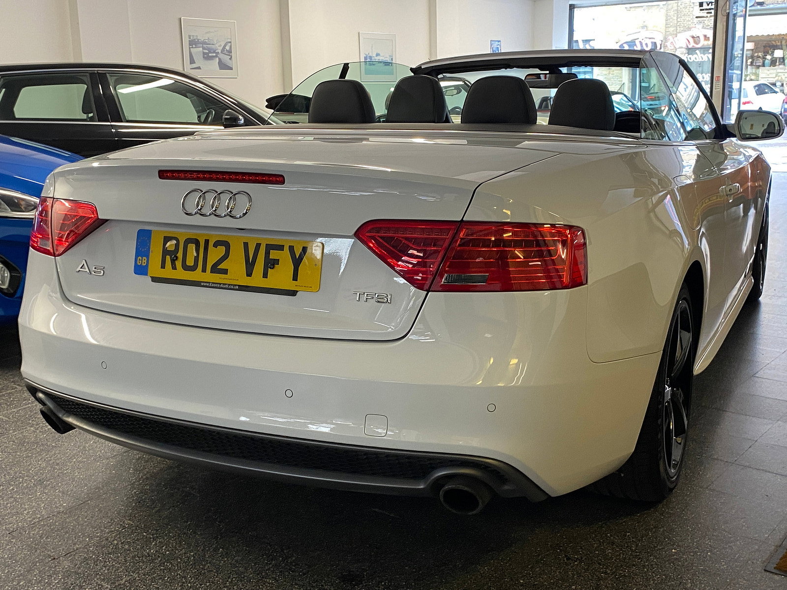 Audi A5 Cabriolet 2.0 TFSI S line Convertible 2dr Petrol Multitronic Euro 5 (s/s) (211 ps) 2dr Automatic 2012
