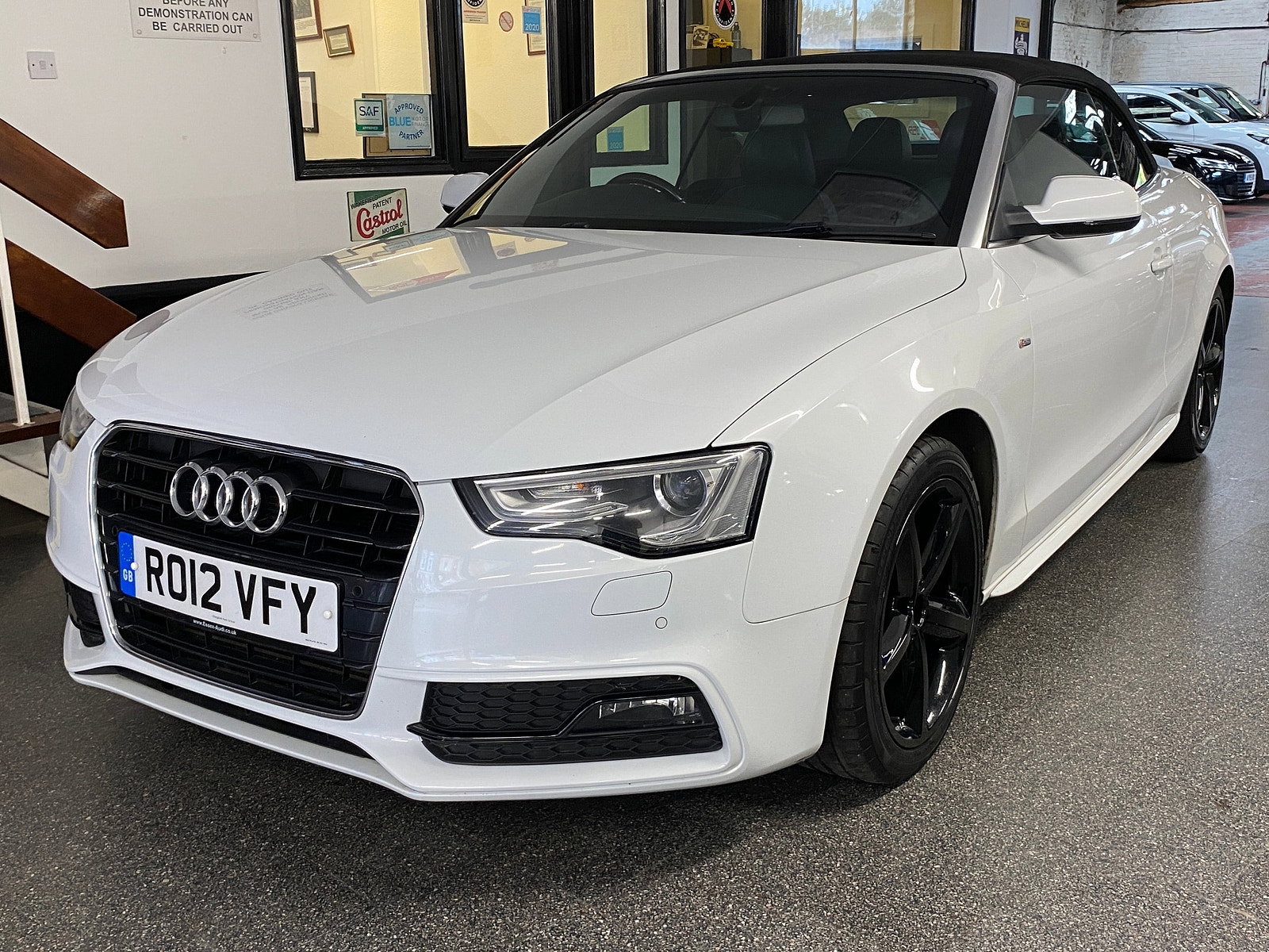 Audi A5 Cabriolet 2.0 TFSI S line Convertible 2dr Petrol Multitronic Euro 5 (s/s) (211 ps) 2dr Automatic 2012