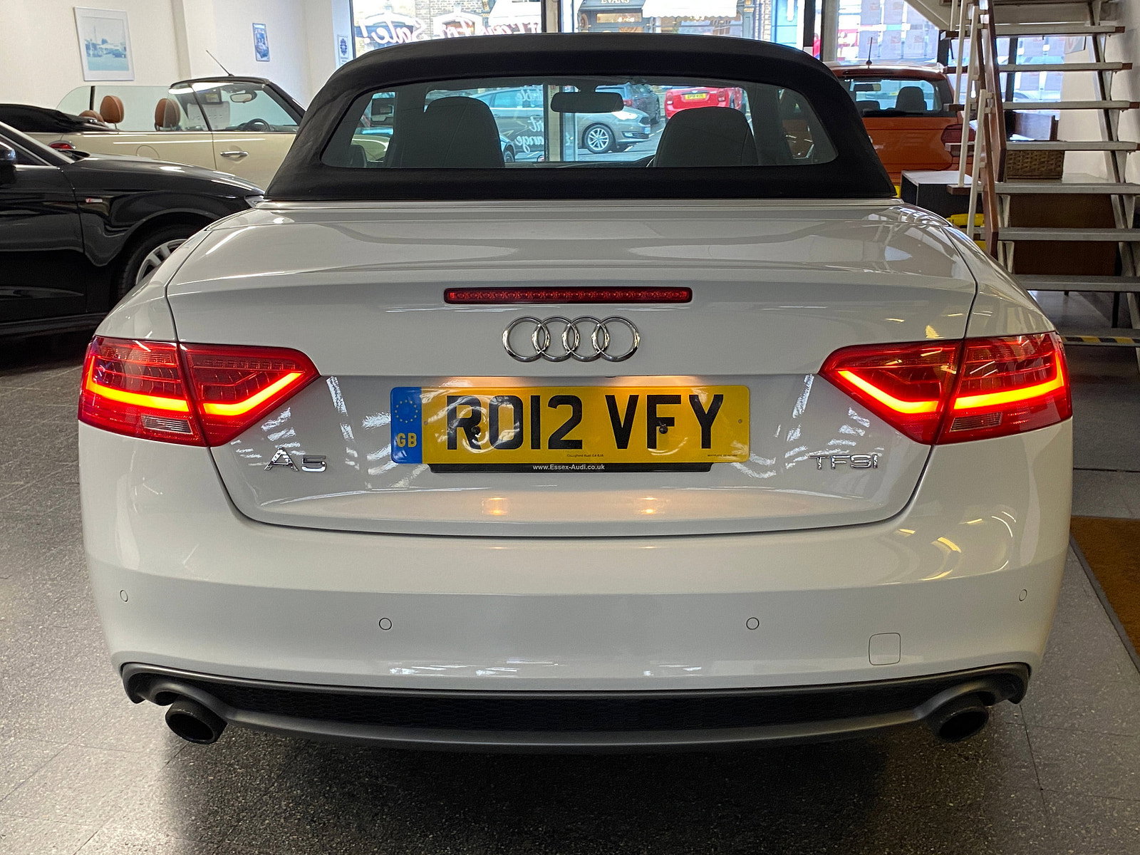 Audi A5 Cabriolet 2.0 TFSI S line Convertible 2dr Petrol Multitronic Euro 5 (s/s) (211 ps) 2dr Automatic 2012