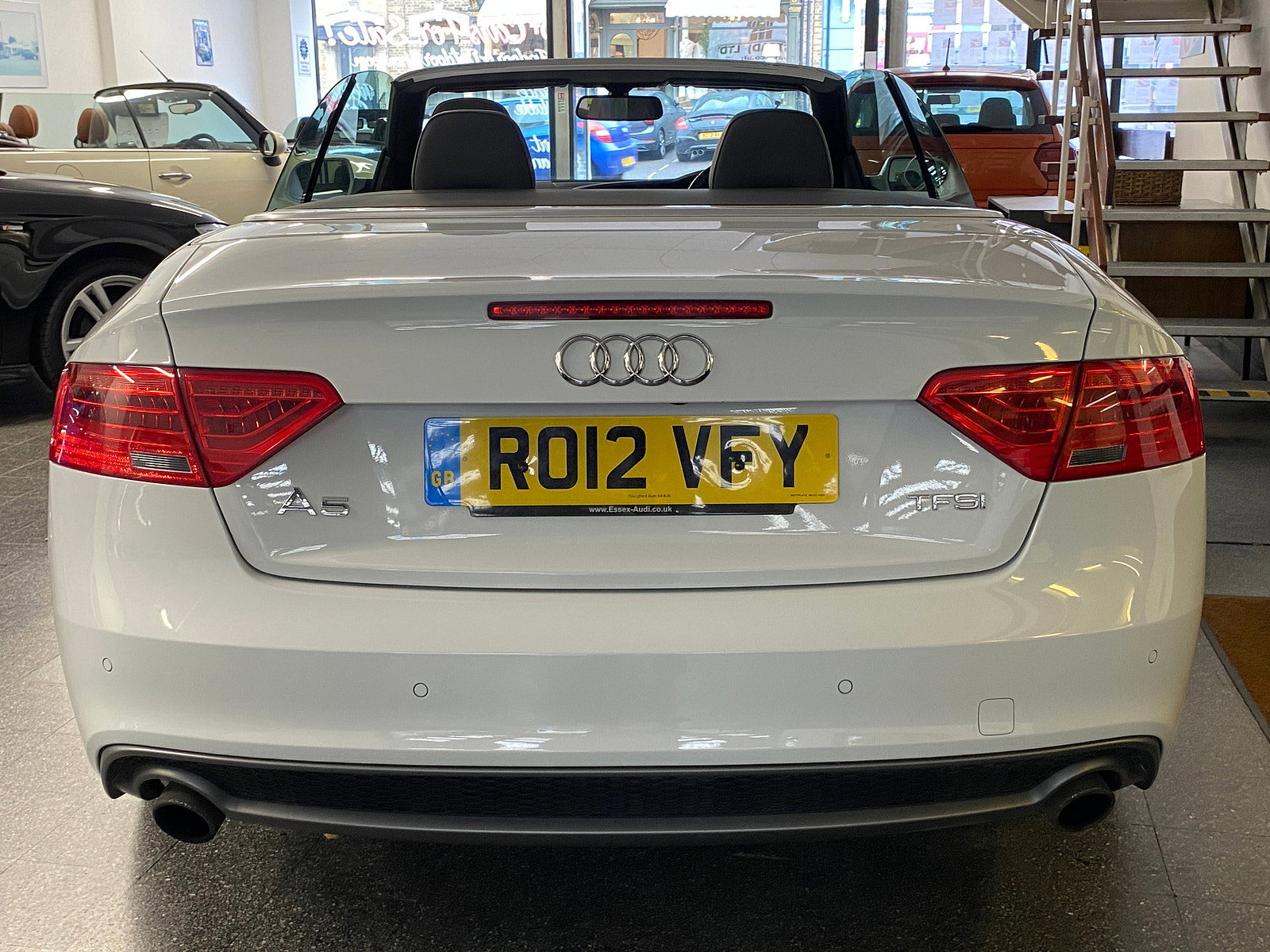 Audi A5 Cabriolet 2.0 TFSI S line Convertible 2dr Petrol Multitronic Euro 5 (s/s) (211 ps) 2dr Automatic 2012