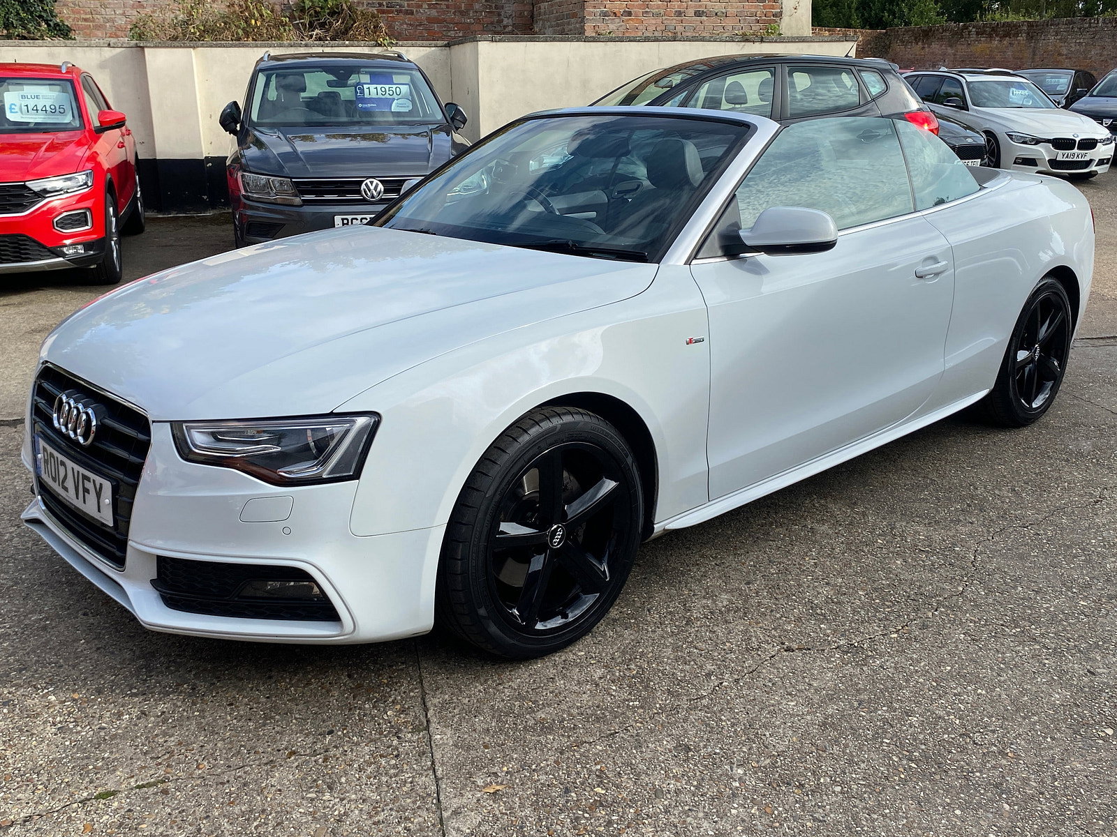 Audi A5 Cabriolet 2.0 TFSI S line Convertible 2dr Petrol Multitronic Euro 5 (s/s) (211 ps) 2dr Automatic 2012