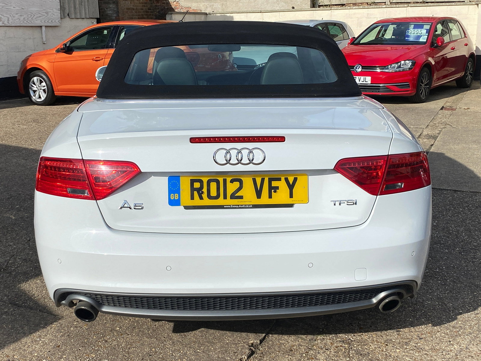 Audi A5 Cabriolet 2.0 TFSI S line Convertible 2dr Petrol Multitronic Euro 5 (s/s) (211 ps) 2dr Automatic 2012