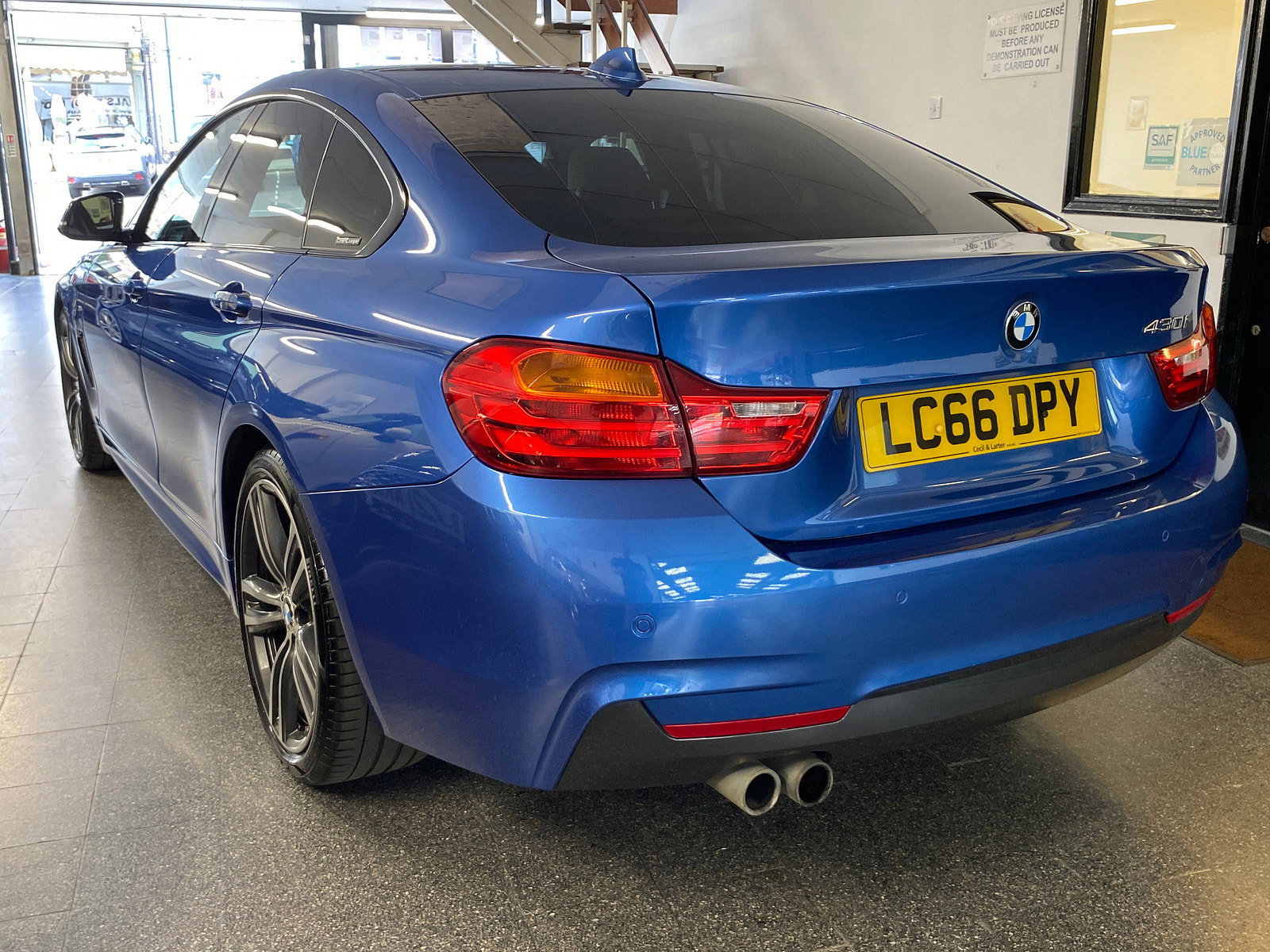 BMW 4 Series Gran Coupe 2.0 430i M Sport Hatchback 5dr Petrol Auto Euro 6 (s/s) (252 ps) 5dr Automatic 2016