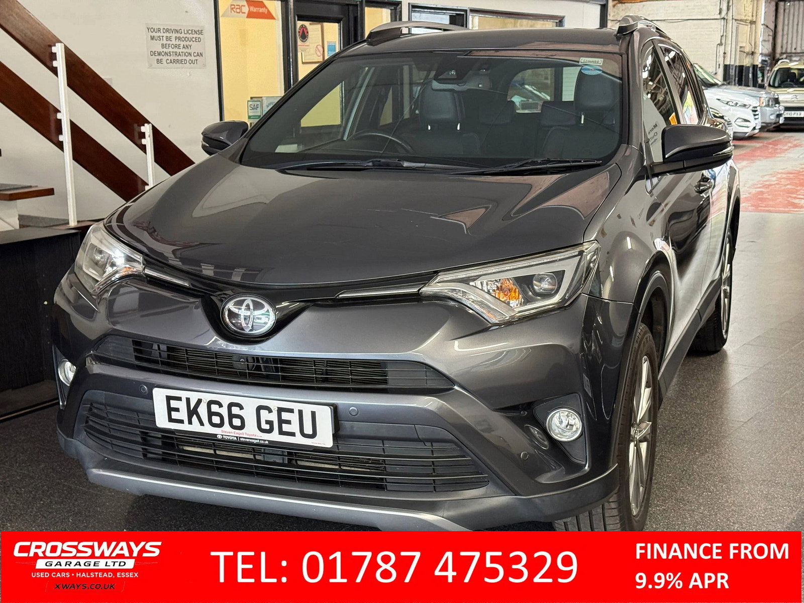 Toyota RAV4 2.0 V-Matic Excel SUV 5dr Petrol CVT 4WD Euro 6 (s/s) (Safety Sense, Nav) (151 ps) 5dr Automatic 2016
