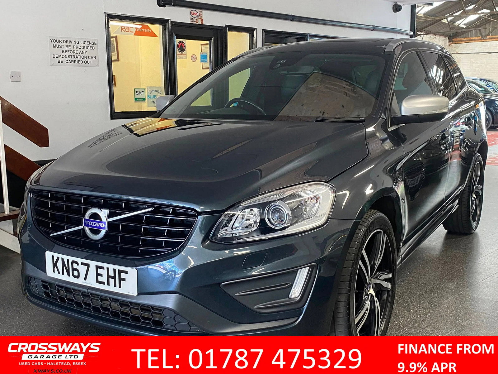 Volvo XC60 2.4 D5 R-Design Lux Nav SUV 5dr Diesel Auto AWD Euro 6 (s/s) (220 ps) 5dr Automatic 2017