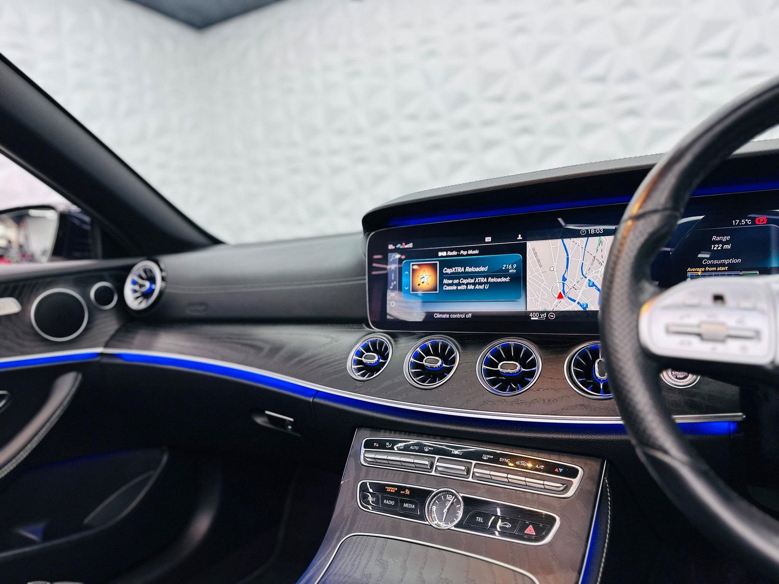 Mercedes-Benz E Class 2.0 E220d AMG Line (Premium) Cabriolet G-Tronic+ Euro 6 (s/s) 2dr 2dr Automatic 2020