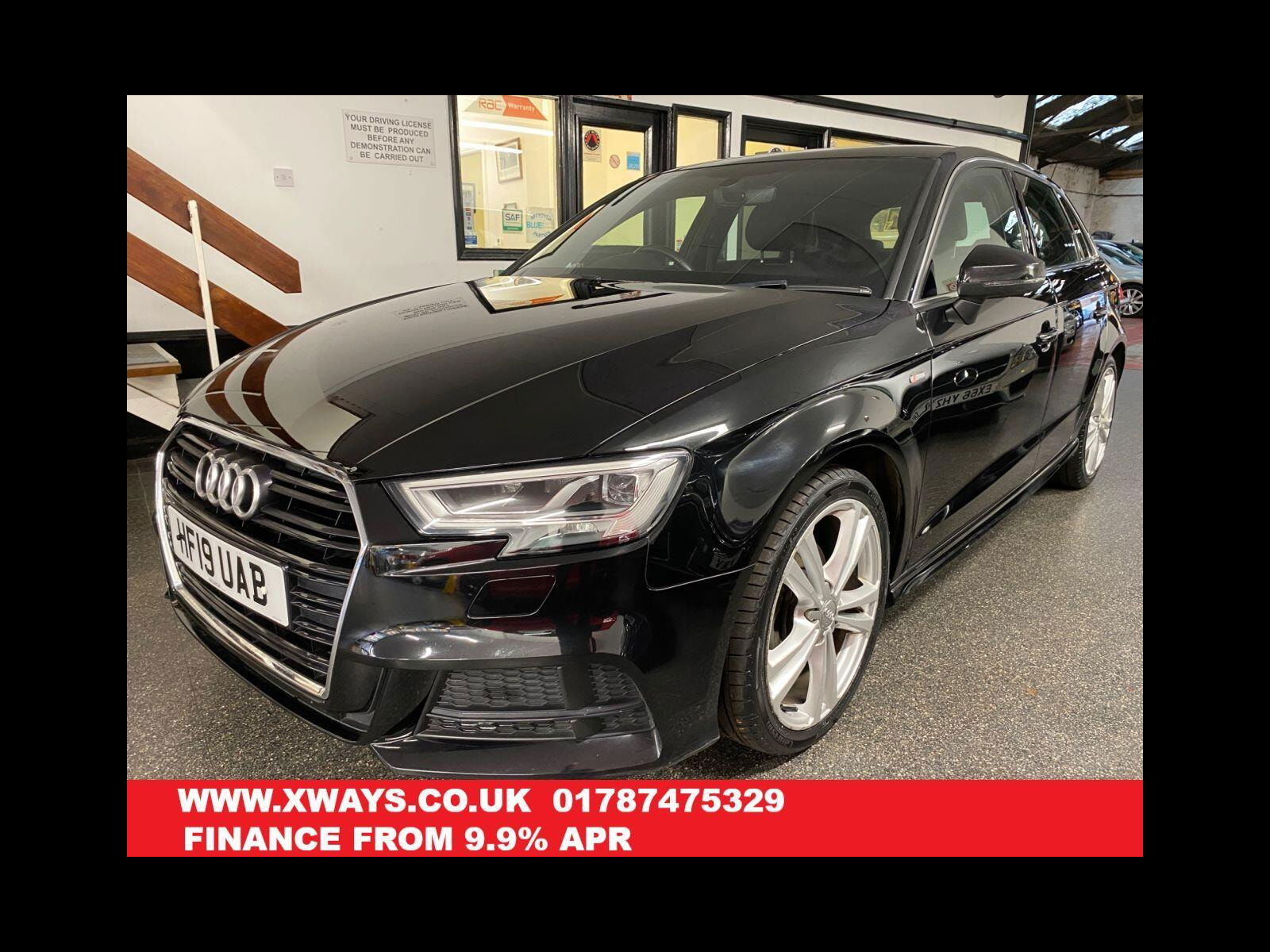 Audi A3 1.5 TFSI CoD 35 S line Sportback 5dr Petrol Manual Euro 6 (s/s) (150 ps) Low mileage, S Line Spec, Nav, USB 5dr Manual 2019