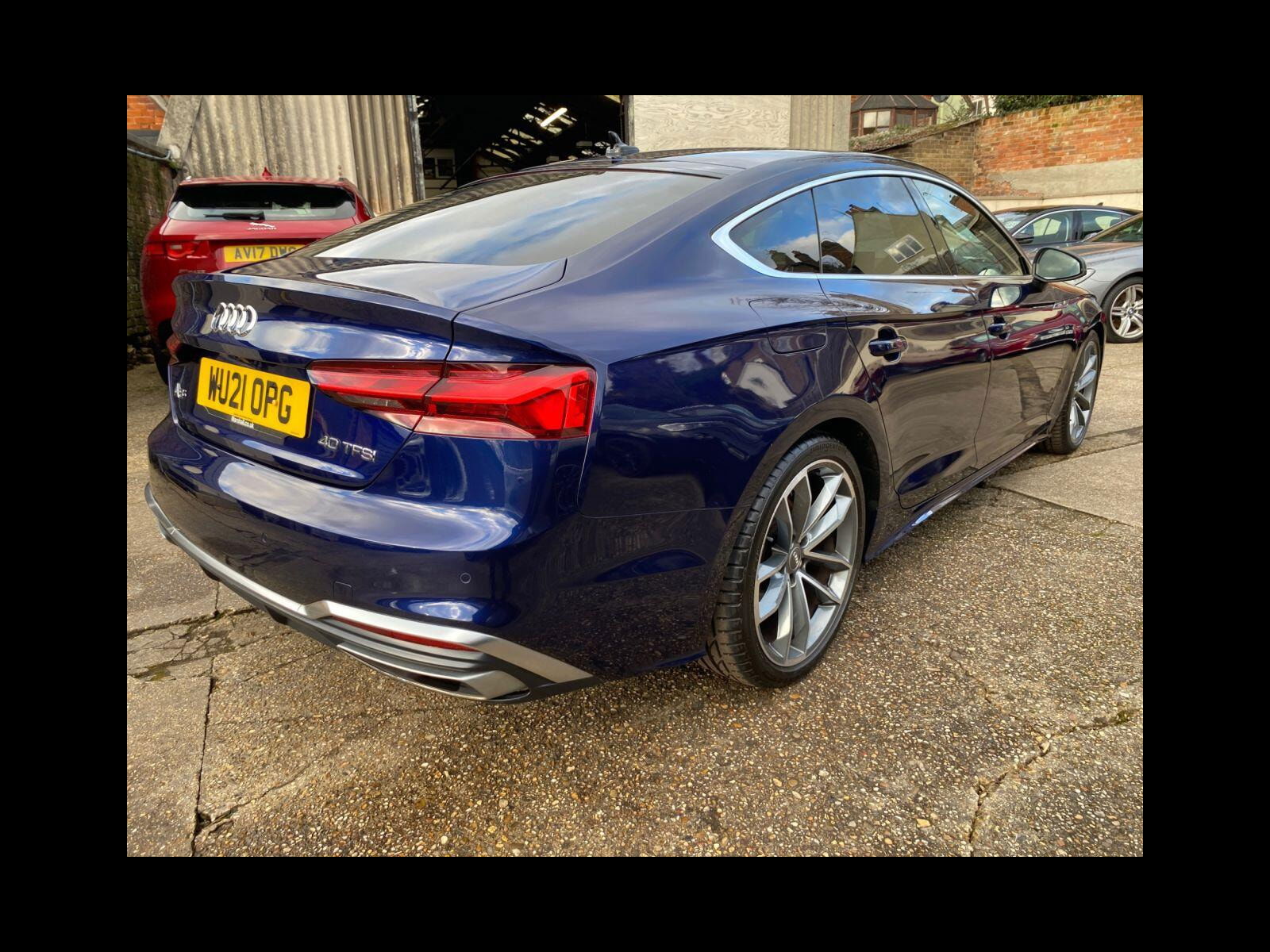 Audi A5 2.0 TFSI 40 S line Sportback 5dr Petrol S Tronic Euro 6 (s/s) (204 ps) 12 Months Platinum RAC Warranty. 5dr Automatic 2021