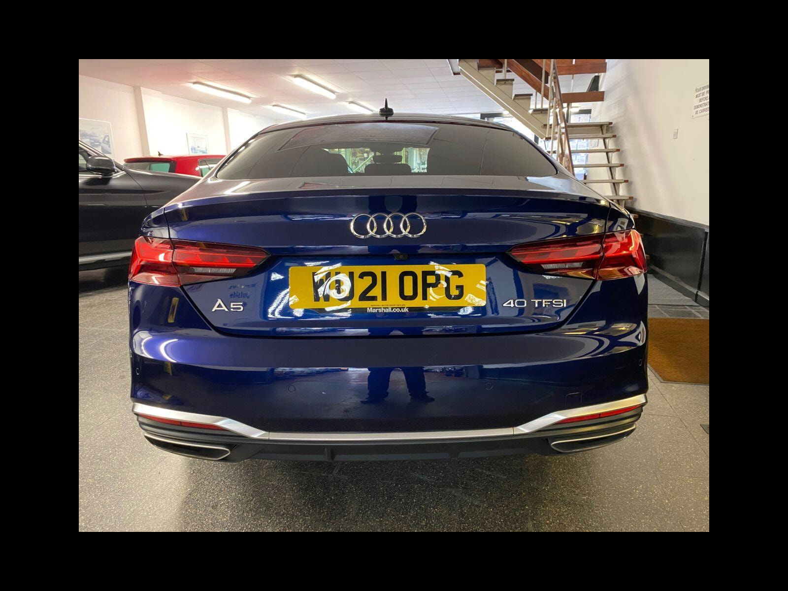 Audi A5 2.0 TFSI 40 S line Sportback 5dr Petrol S Tronic Euro 6 (s/s) (204 ps) 12 Months Platinum RAC Warranty. 5dr Automatic 2021