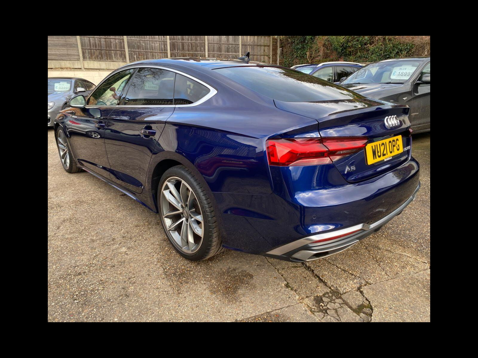 Audi A5 2.0 TFSI 40 S line Sportback 5dr Petrol S Tronic Euro 6 (s/s) (204 ps) 12 Months Platinum RAC Warranty. 5dr Automatic 2021