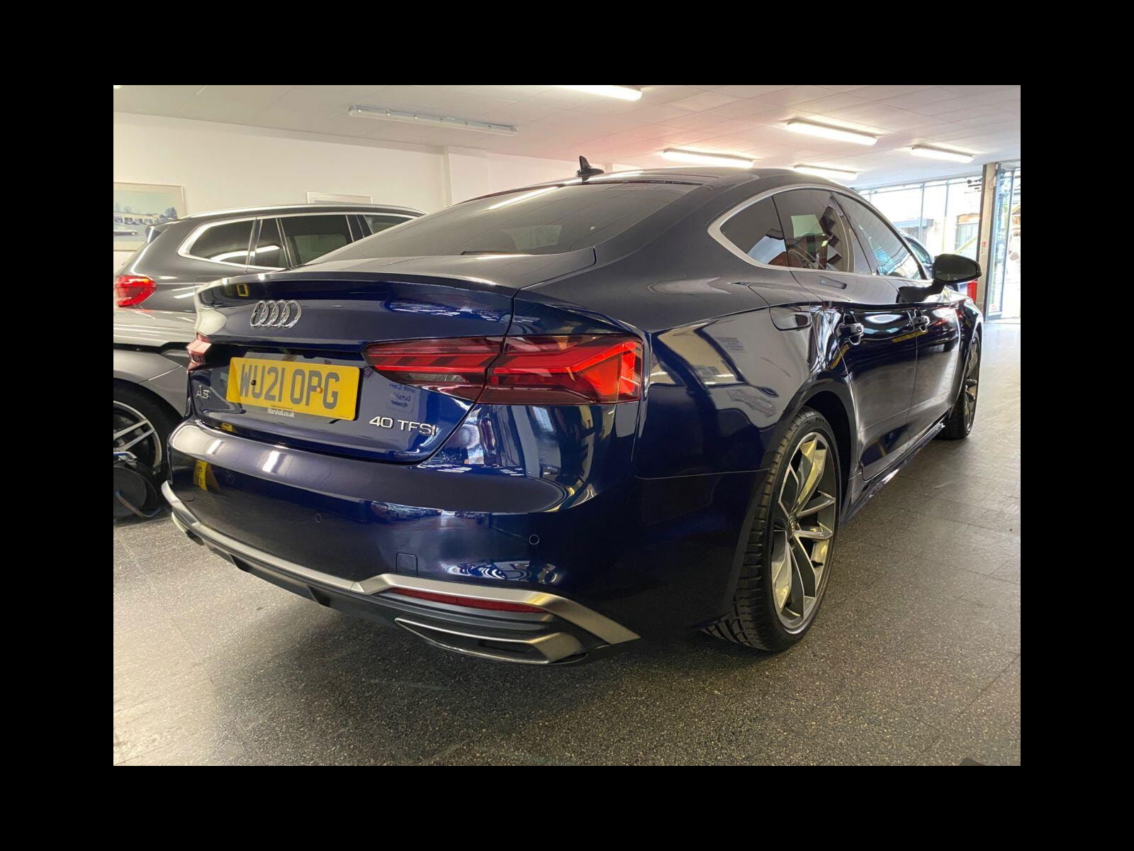 Audi A5 2.0 TFSI 40 S line Sportback 5dr Petrol S Tronic Euro 6 (s/s) (204 ps) 12 Months Platinum RAC Warranty. 5dr Automatic 2021