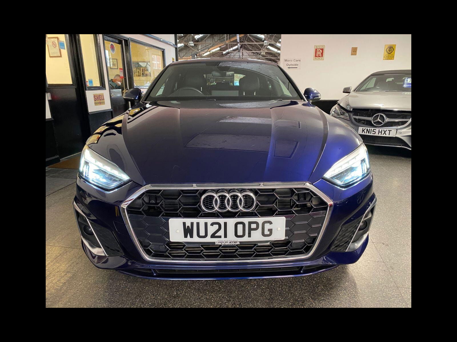 Audi A5 2.0 TFSI 40 S line Sportback 5dr Petrol S Tronic Euro 6 (s/s) (204 ps) 12 Months Platinum RAC Warranty. 5dr Automatic 2021