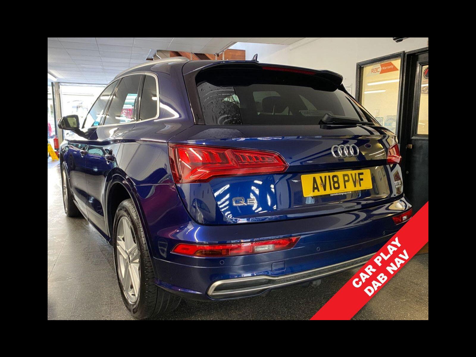 Audi Q5 2.0 TFSI S line SUV 5dr Petrol S Tronic quattro Euro 6 (s/s) (252 ps) S Line embossed seats, great spec 5dr Automatic 2018
