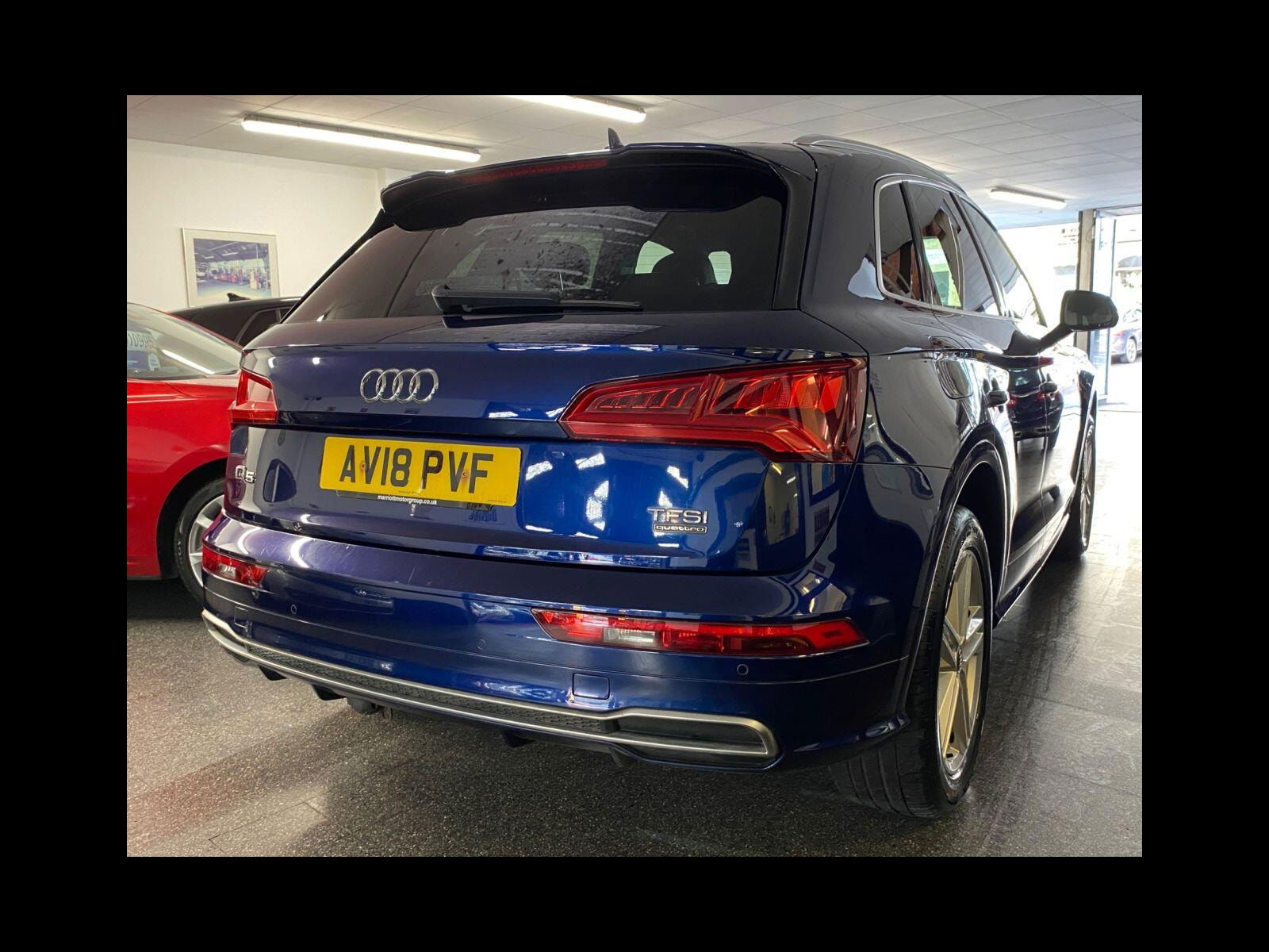 Audi Q5 2.0 TFSI S line SUV 5dr Petrol S Tronic quattro Euro 6 (s/s) (252 ps) S Line embossed seats, great spec 5dr Automatic 2018