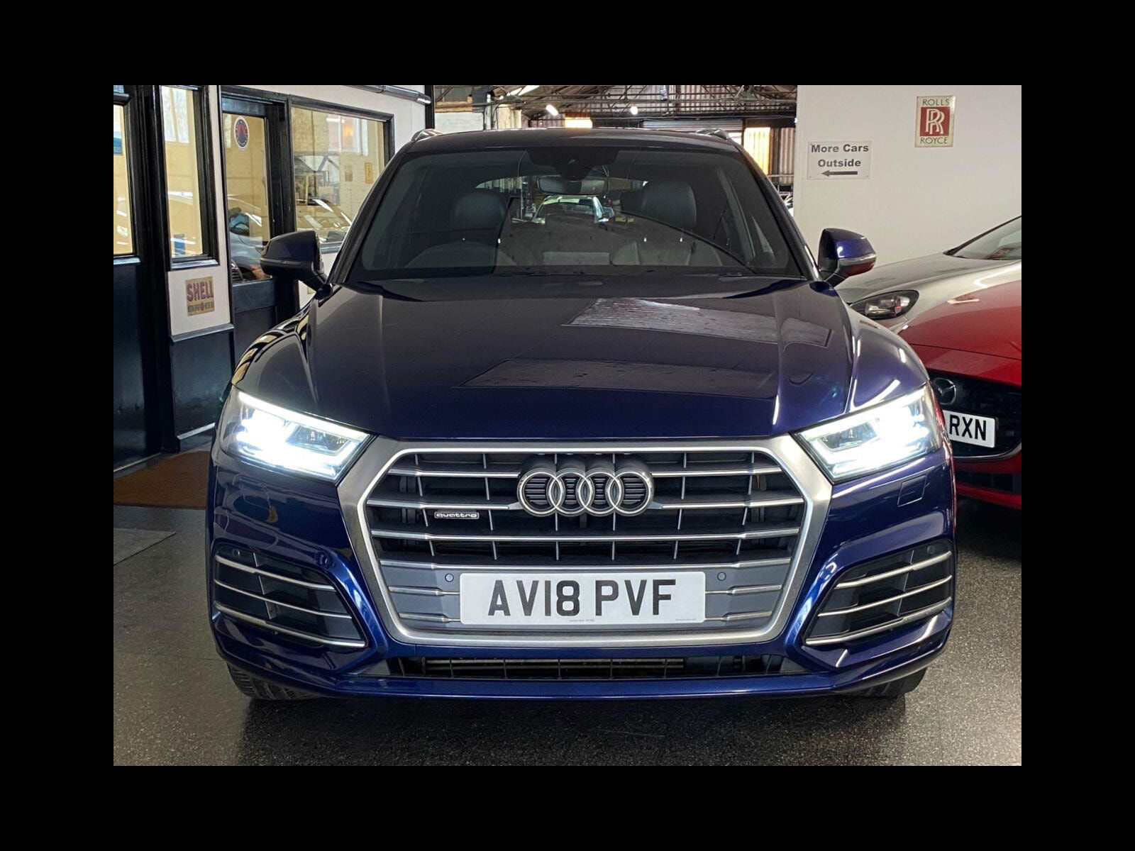 Audi Q5 2.0 TFSI S line SUV 5dr Petrol S Tronic quattro Euro 6 (s/s) (252 ps) S Line embossed seats, great spec 5dr Automatic 2018