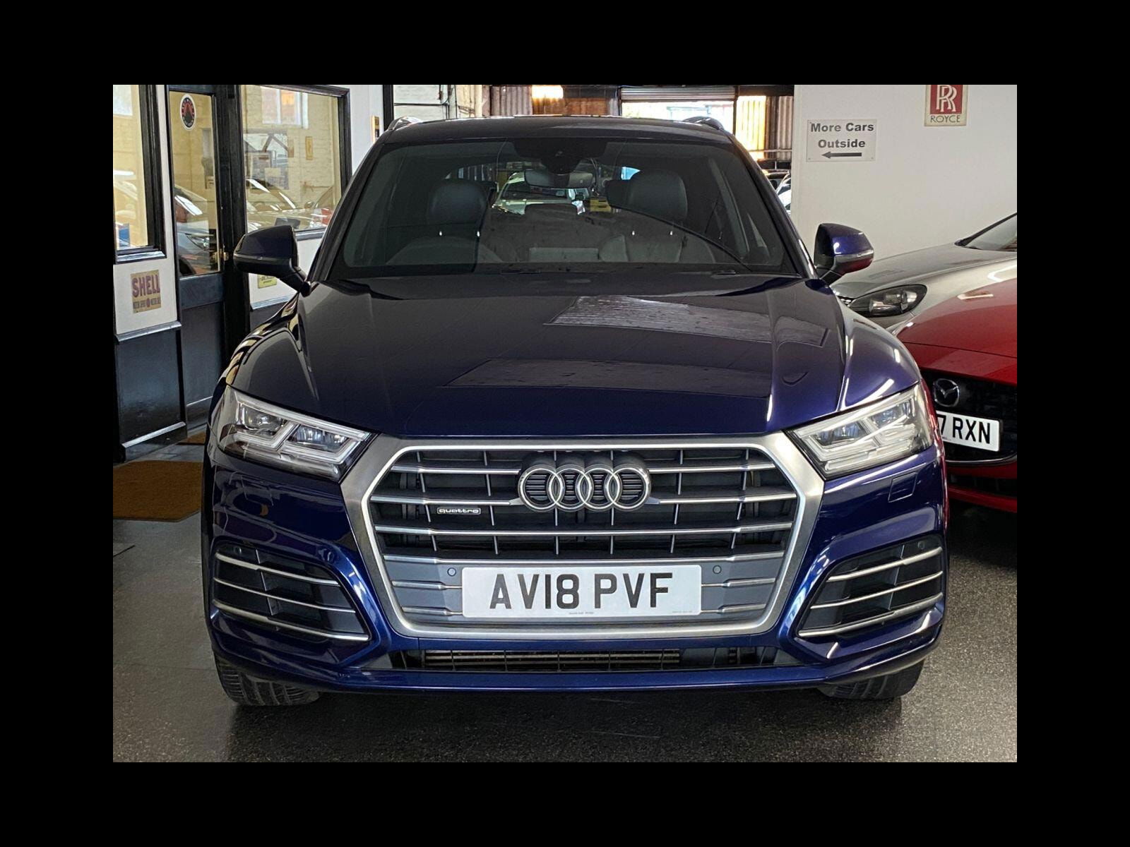 Audi Q5 2.0 TFSI S line SUV 5dr Petrol S Tronic quattro Euro 6 (s/s) (252 ps) S Line embossed seats, great spec 5dr Automatic 2018