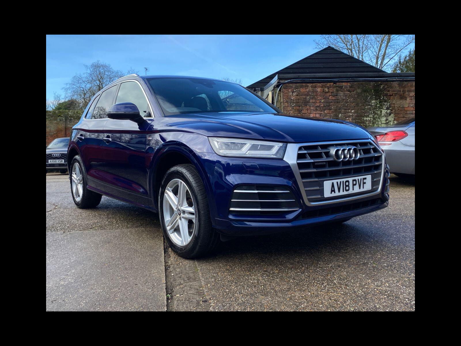 Audi Q5 2.0 TFSI S line SUV 5dr Petrol S Tronic quattro Euro 6 (s/s) (252 ps) S Line embossed seats, great spec 5dr Automatic 2018