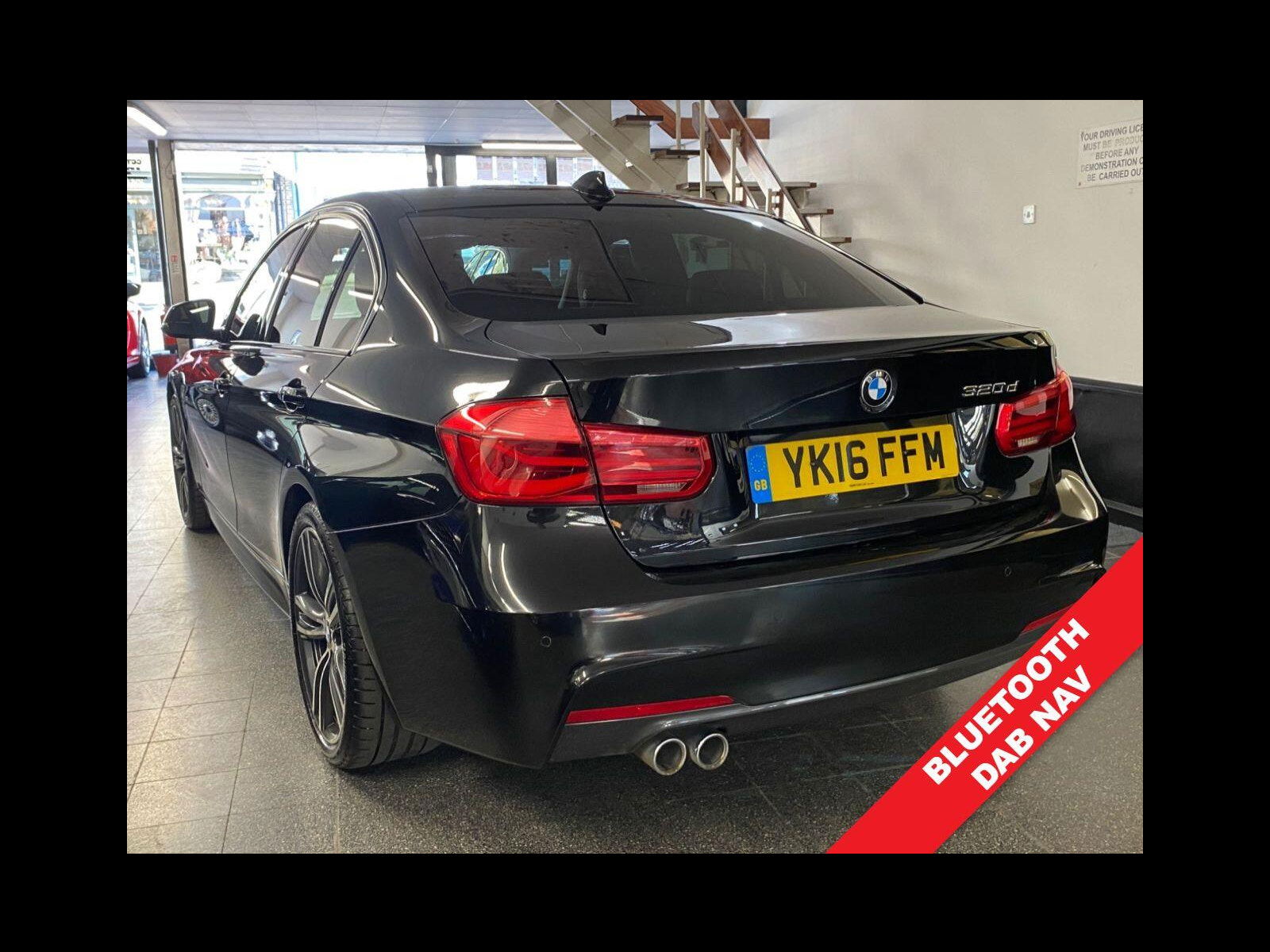 BMW 3 Series 2.0 320d M Sport Saloon 4dr Diesel Auto Euro 6 (s/s) (190 ps) M Sport Pro Pack, PDC front & rear 4dr Automatic 2016
