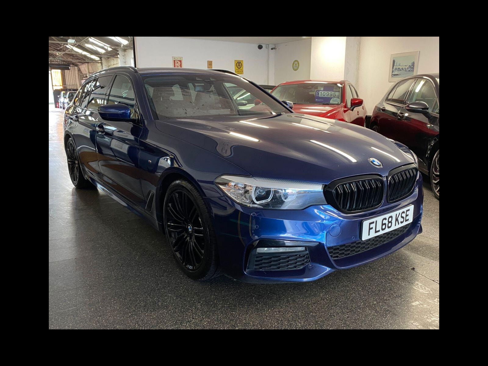 BMW 5 Series 2.0 520d M Sport Touring 5dr Diesel Auto Euro 6 (s/s) (190 ps) CarPlay, Sat Nav, Bluetooth, DAB,CD 5dr Automatic 2018