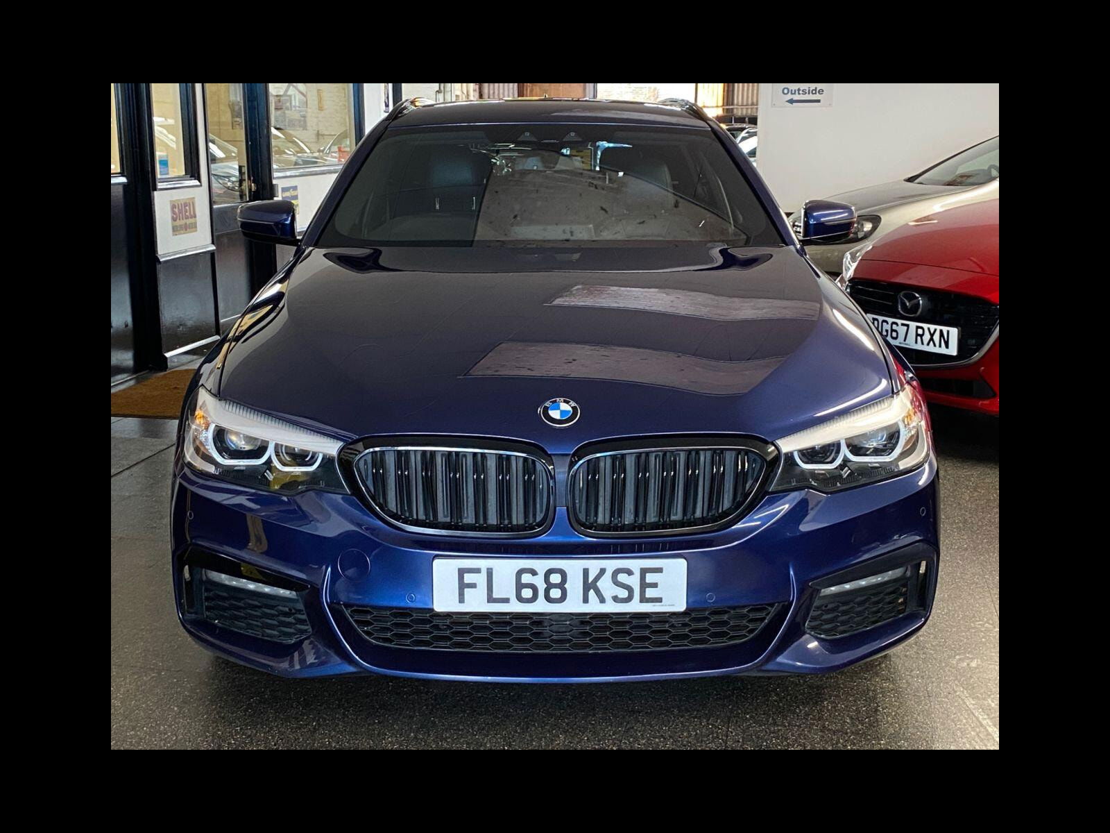 BMW 5 Series 2.0 520d M Sport Touring 5dr Diesel Auto Euro 6 (s/s) (190 ps) CarPlay, Sat Nav, Bluetooth, DAB,CD 5dr Automatic 2018
