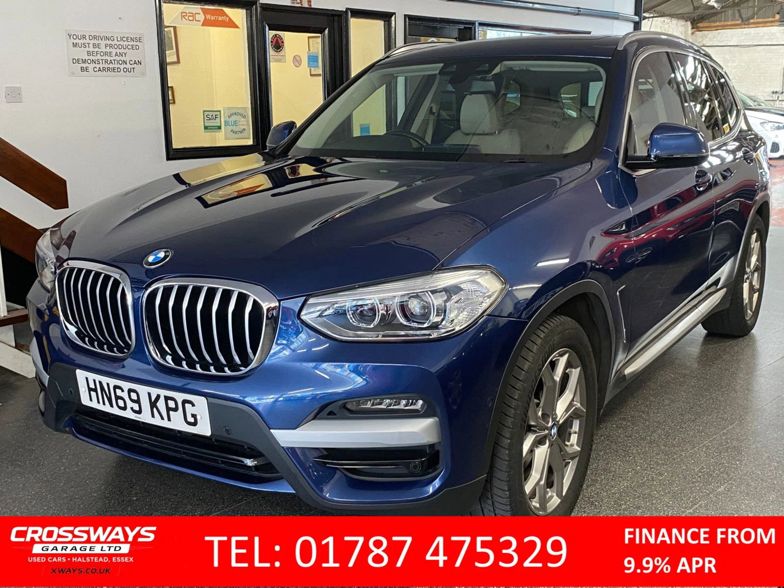 BMW X3 2.0 20i GPF xLine SUV 5dr Petrol Auto xDrive Euro 6 (s/s) (184 ps) 5dr Automatic 2019