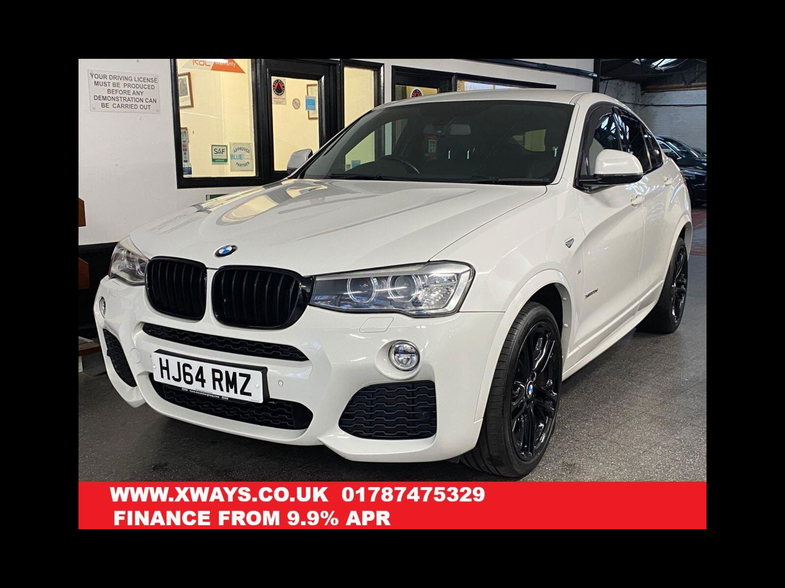 BMW X4 2.0 20d M Sport SUV 5dr Diesel Auto xDrive Euro 6 (s/s) (190 ps) M SPORT PRO & PRO MEDIA PACK/TOWBAR 5dr Automatic 2014