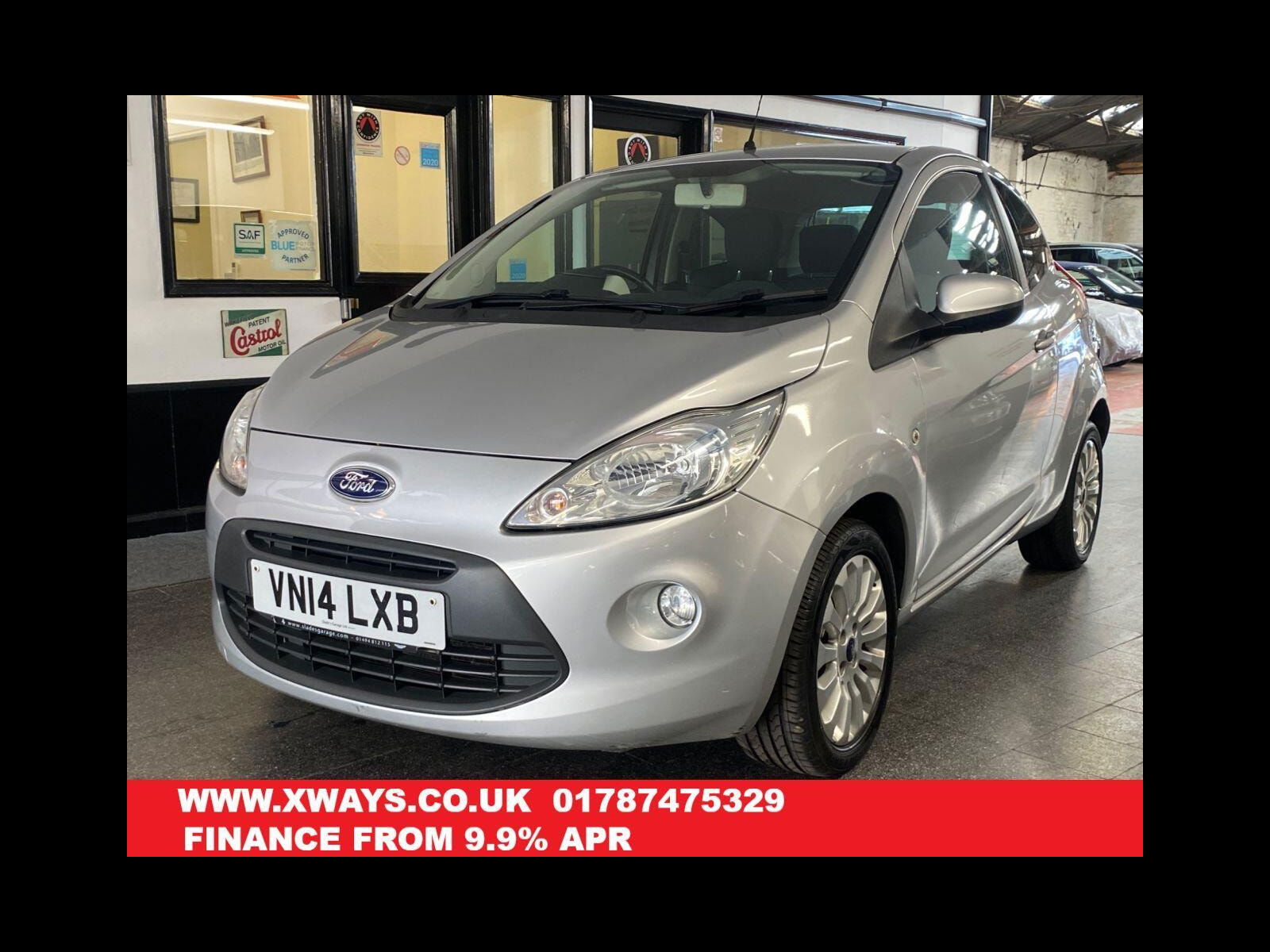 Ford Ka 1.2 Zetec Hatchback 3dr Petrol Manual Euro 5 (s/s) (69 ps) Only Two Owners/Perfect 1st Car 3dr Manual 2014