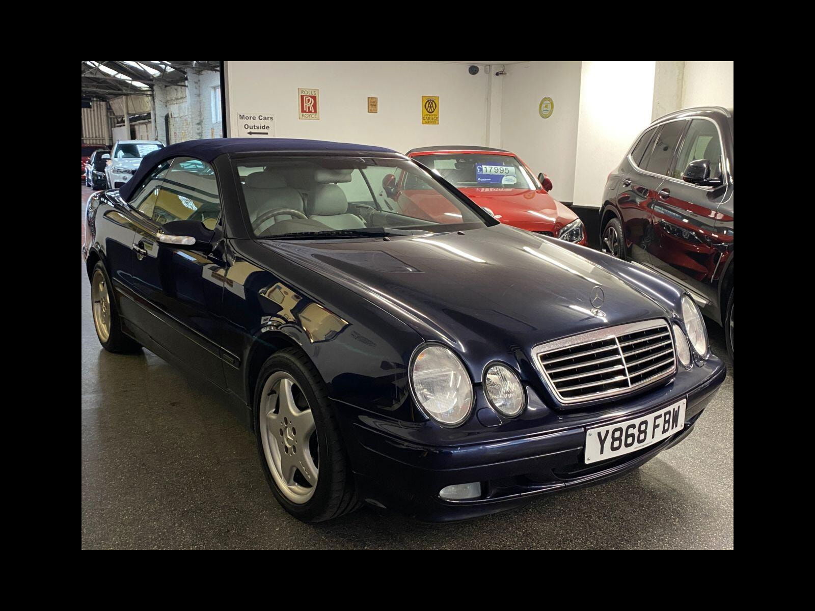 Mercedes-Benz CLK 2.3 CLK230 Kompressor Elegance Cabriolet 2dr Petrol Automatic (237 g/km, 197 bhp) Only 54000 miles from new!!! 2dr Automatic 2001