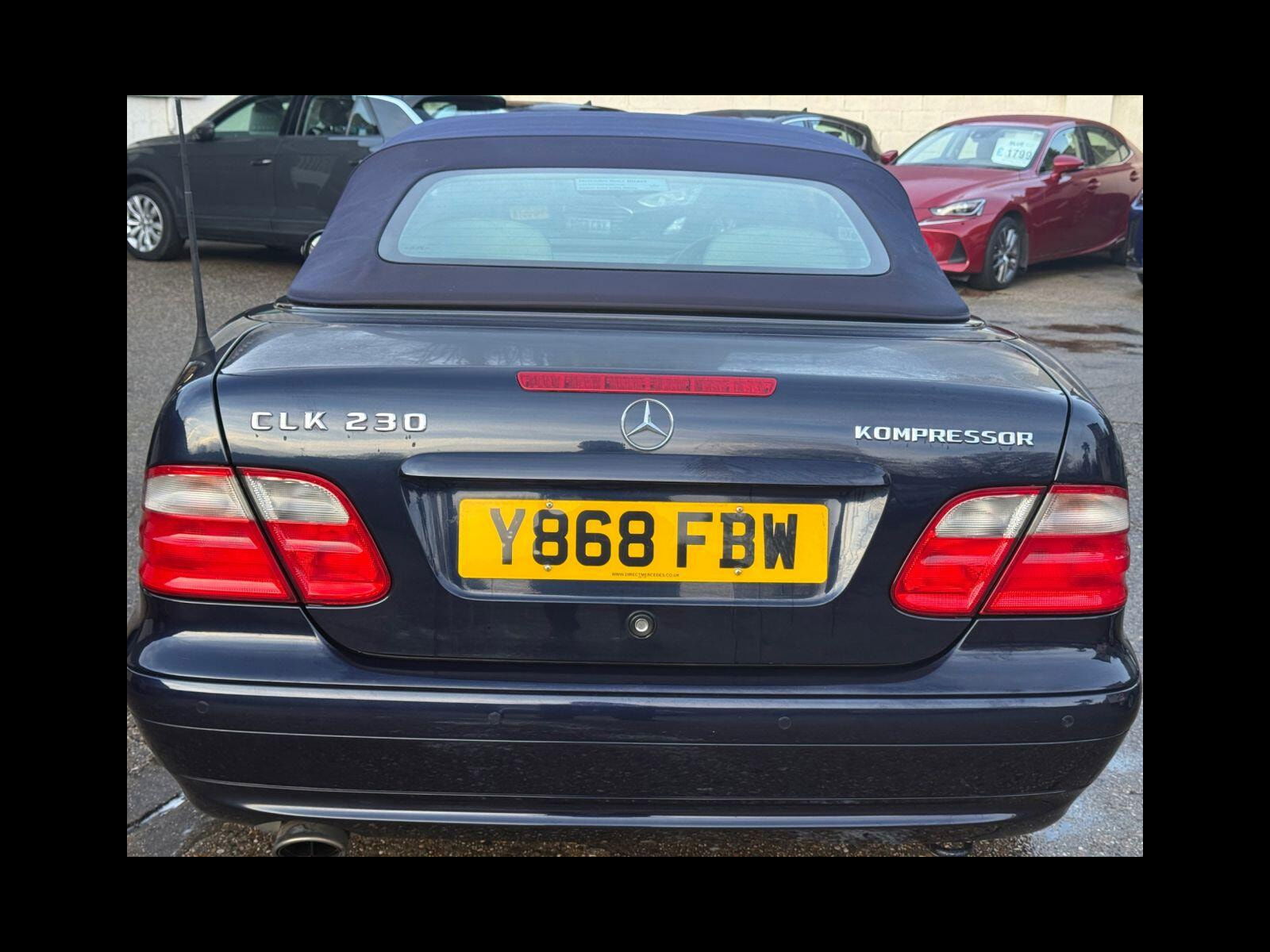 Mercedes-Benz CLK 2.3 CLK230 Kompressor Elegance Cabriolet 2dr Petrol Automatic (237 g/km, 197 bhp) Only 54000 miles from new!!! 2dr Automatic 2001