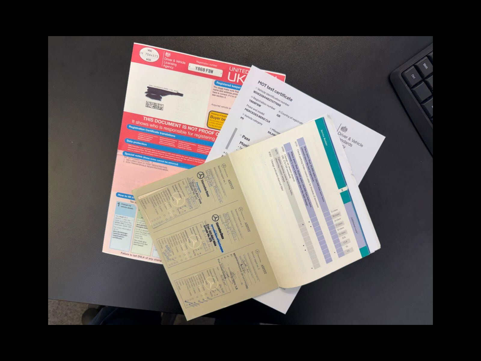 Mercedes-Benz CLK 2.3 CLK230 Kompressor Elegance Cabriolet 2dr Petrol Automatic (237 g/km, 197 bhp) Only 54000 miles from new!!! 2dr Automatic 2001