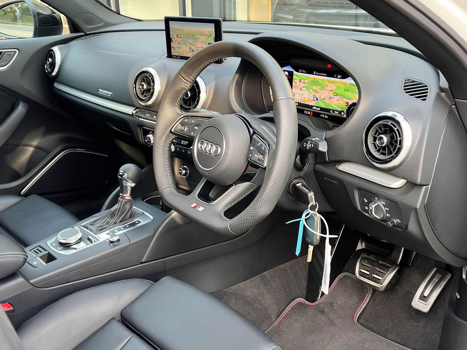 Audi S3 2.0 TFSI Black Edition Saloon 4dr Petrol S Tronic quattro Euro 6 (s/s) (300 ps) 4dr Automatic 2019